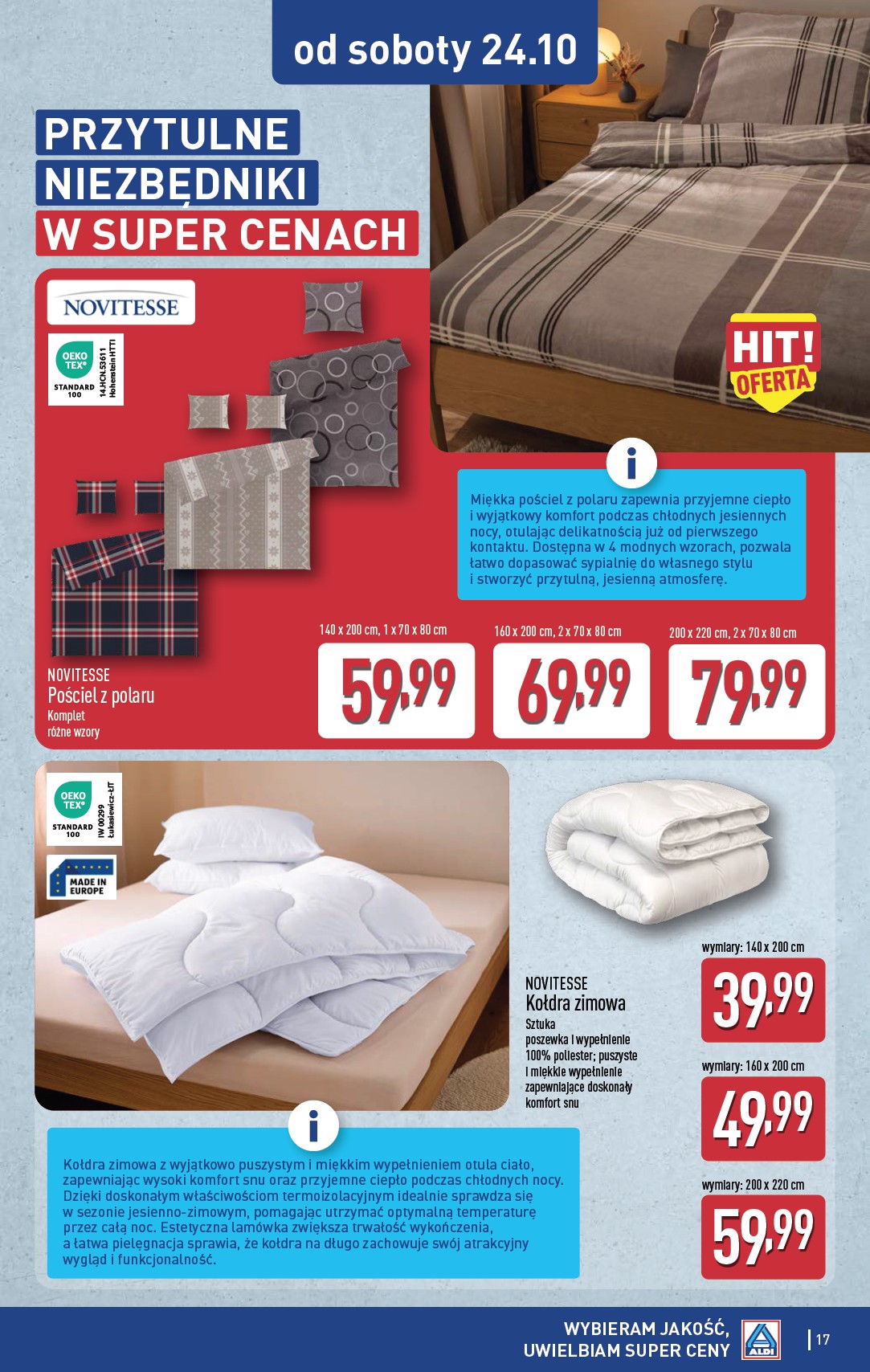 aldi - Nowa gazetka ALDI - Artykuły przemysłowe i tekstylia ważna od 21.10.2026 do 24.10.2026 - page: 17