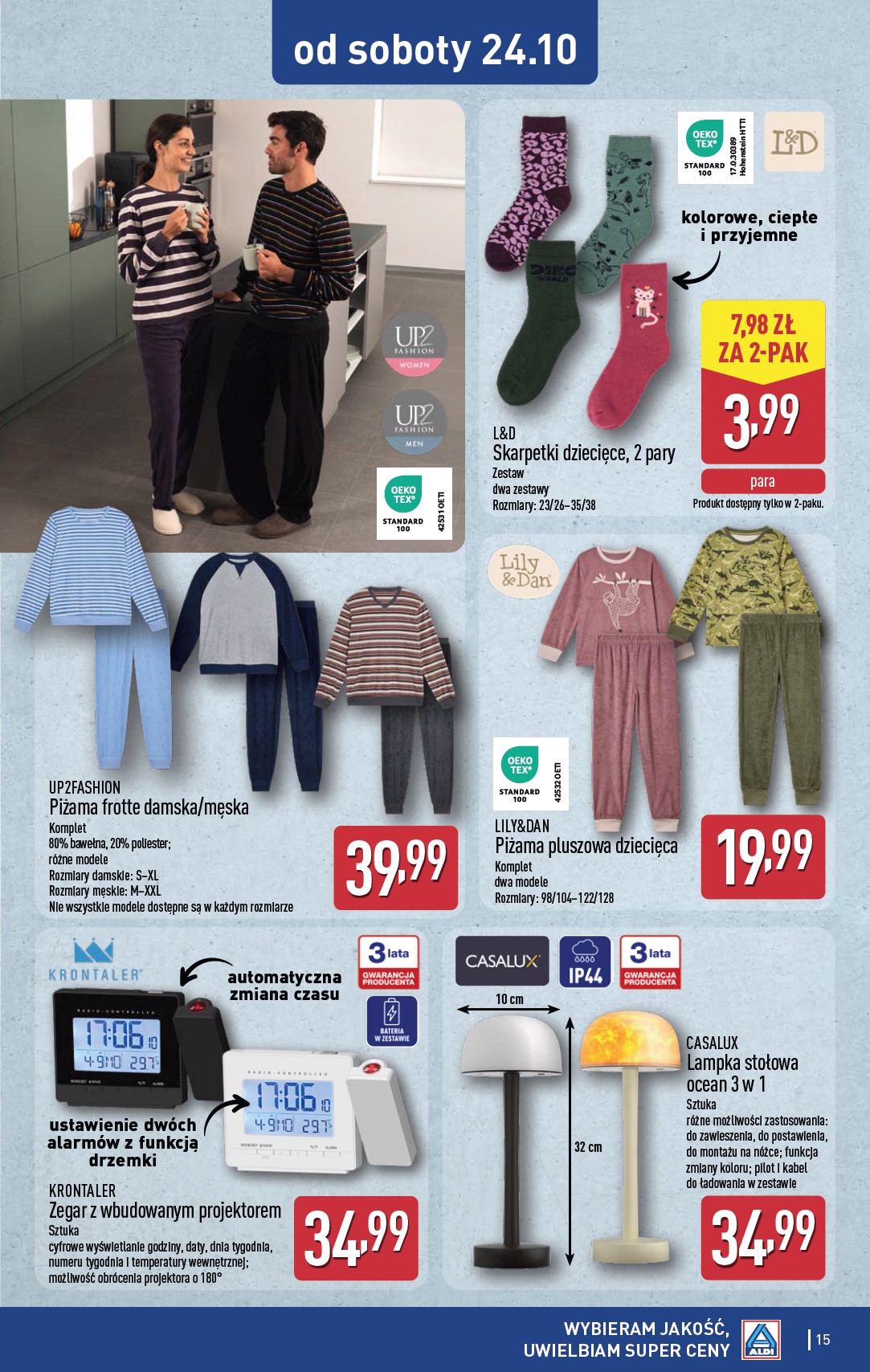 aldi - Nowa gazetka ALDI - Artykuły przemysłowe i tekstylia ważna od 21.10.2026 do 24.10.2026 - page: 15