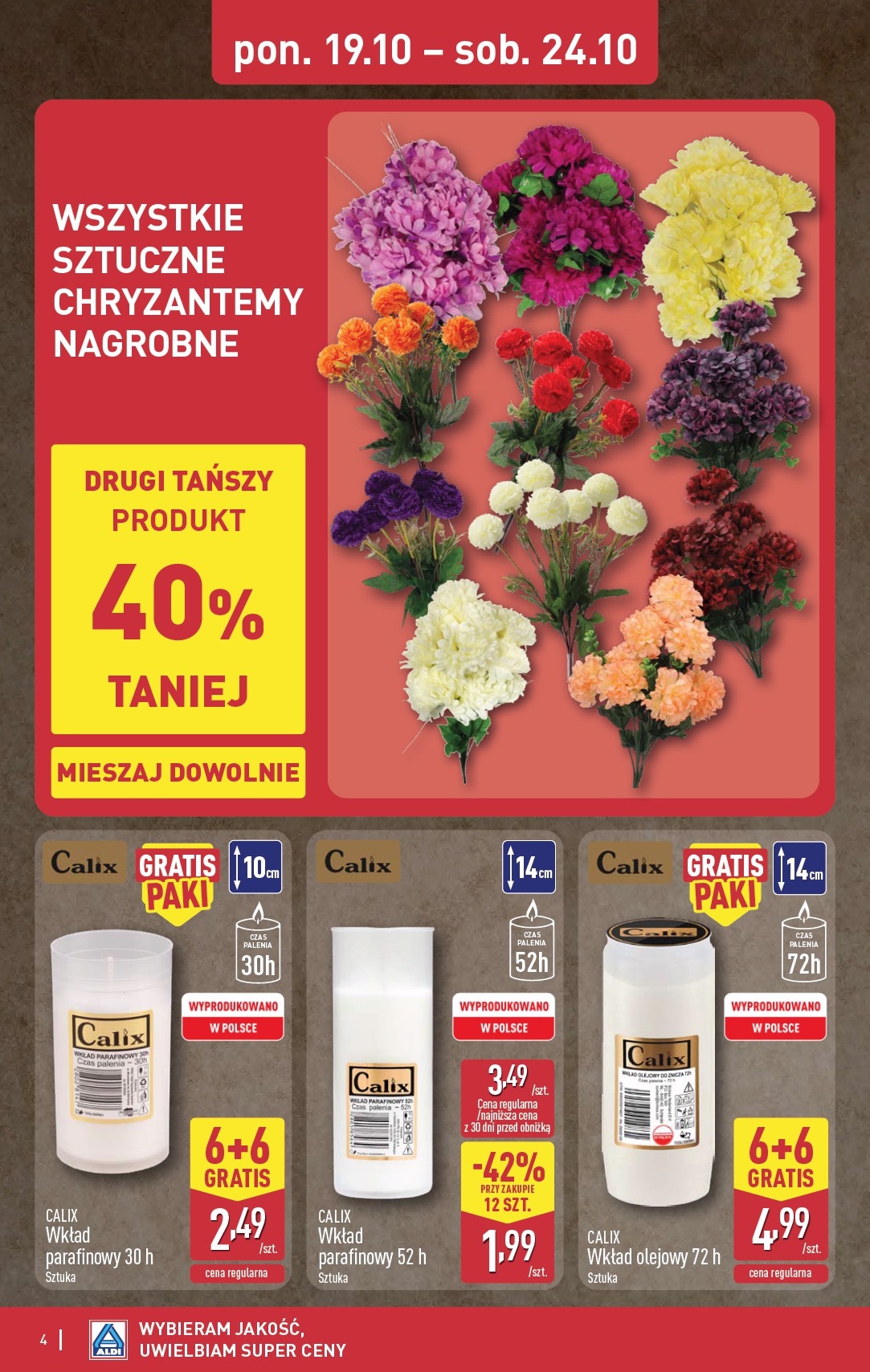 aldi - Nowa gazetka ALDI - Artykuły przemysłowe i tekstylia ważna od 21.10.2026 do 24.10.2026 - page: 4