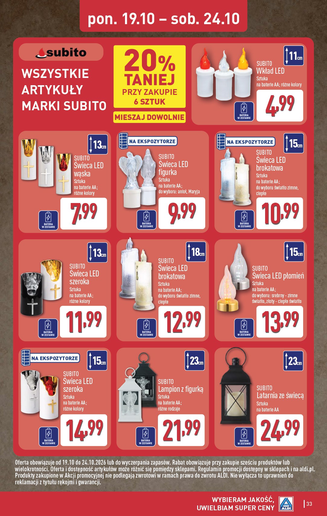 aldi - Nowa gazetka ALDI ważna od 19.10.2026 do 24.10.2026 - page: 33