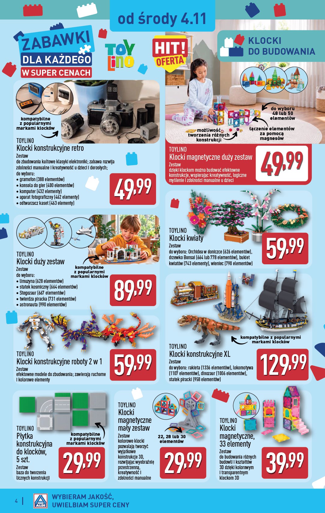 aldi - Nowa gazetka ALDI - Artykuły przemysłowe i tekstylia ważna od 04.11.2026 do 07.11.2026 - page: 4