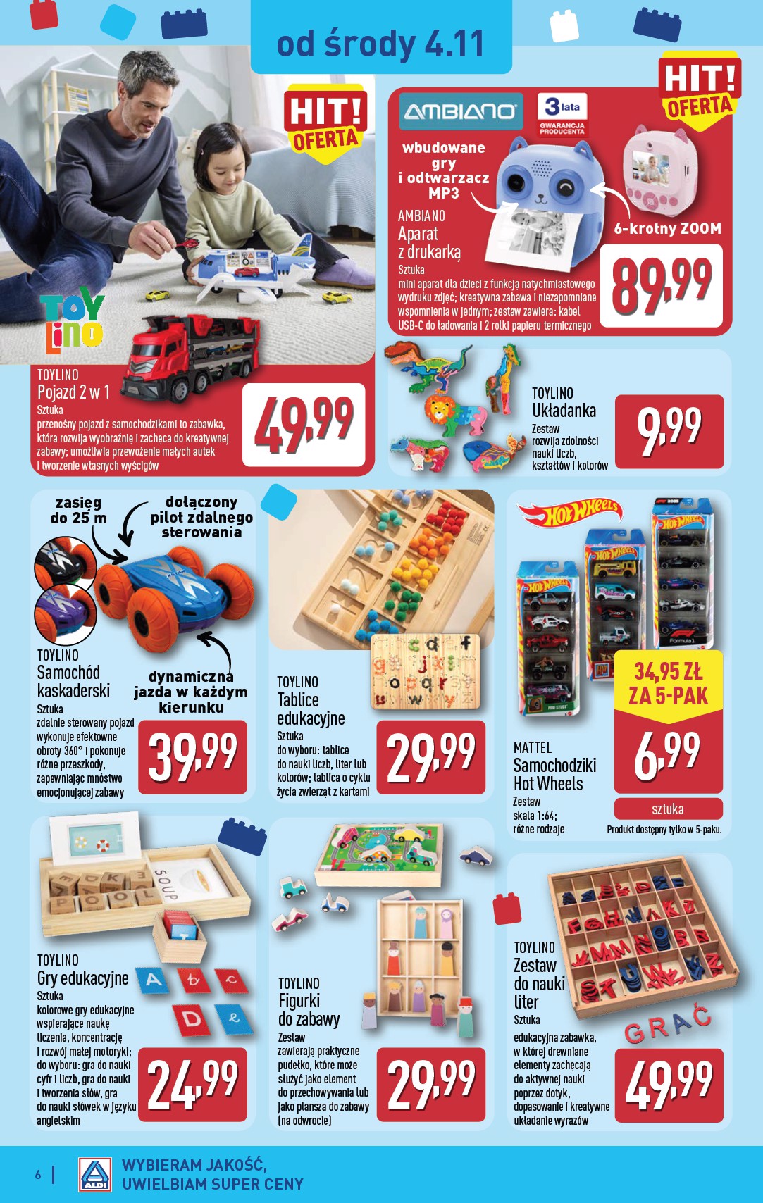 aldi - Nowa gazetka ALDI - Artykuły przemysłowe i tekstylia ważna od 04.11.2026 do 07.11.2026 - page: 6