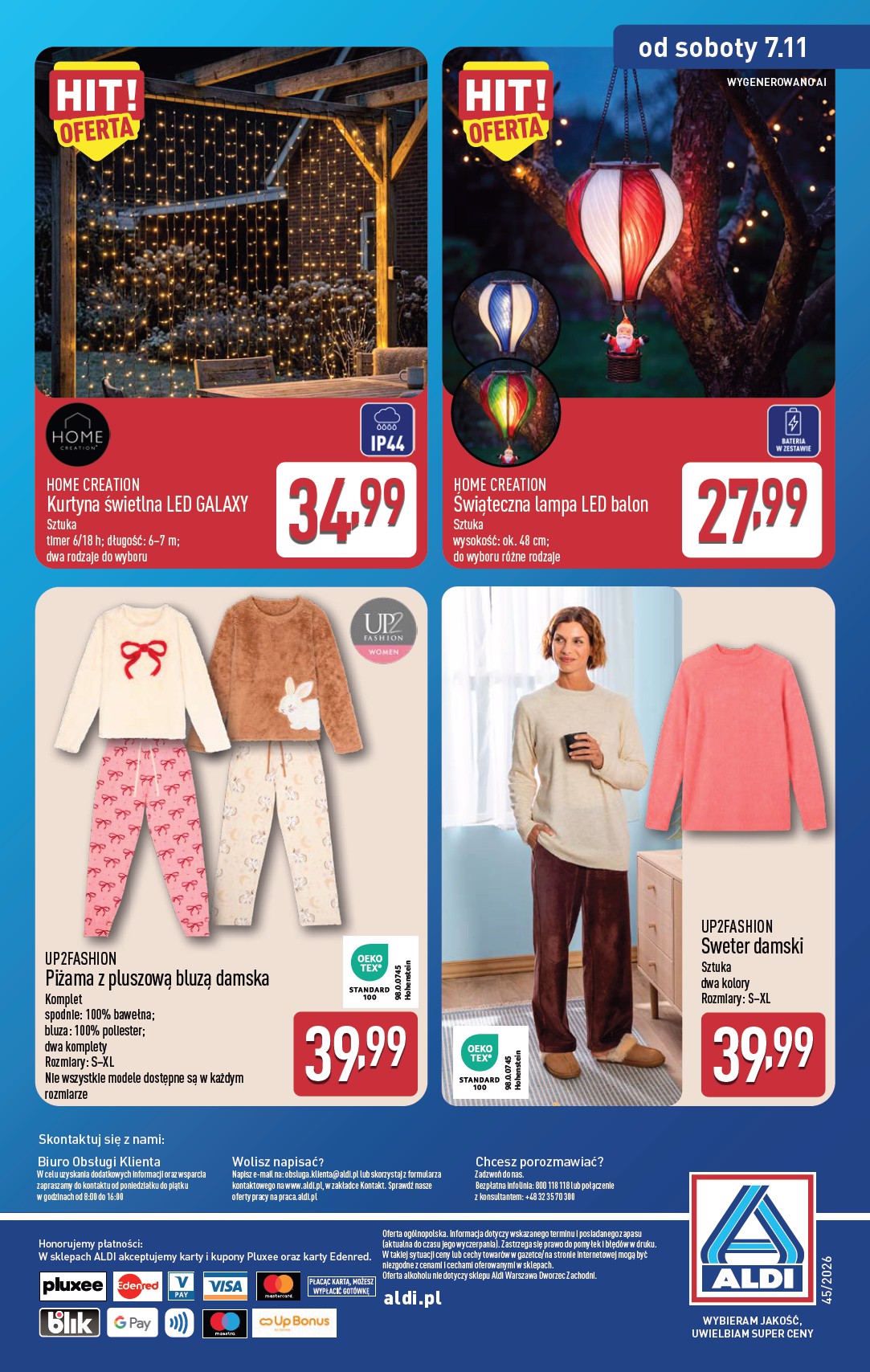 aldi - Nowa gazetka ALDI - Artykuły przemysłowe i tekstylia ważna od 04.11.2026 do 07.11.2026 - page: 15