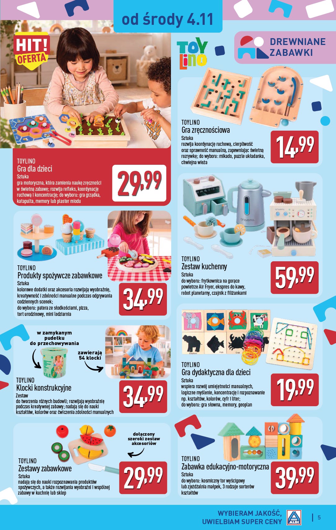 aldi - Nowa gazetka ALDI - Artykuły przemysłowe i tekstylia ważna od 04.11.2026 do 07.11.2026 - page: 5