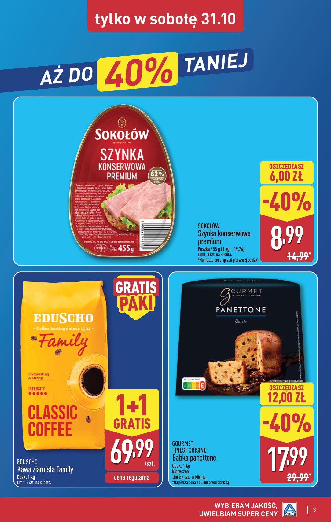 aldi - Nowa gazetka ALDI - Oferta weekendowa ważna od 29.10.2026 do 31.10.2026 - page: 3