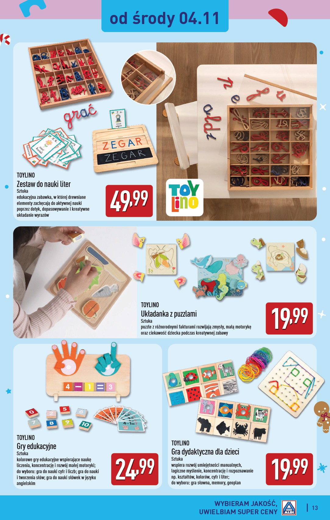 aldi - Nowa gazetka ALDI - Katalog zabawkowy ważna od 31.10.2026 do 12.12.2026 - page: 13