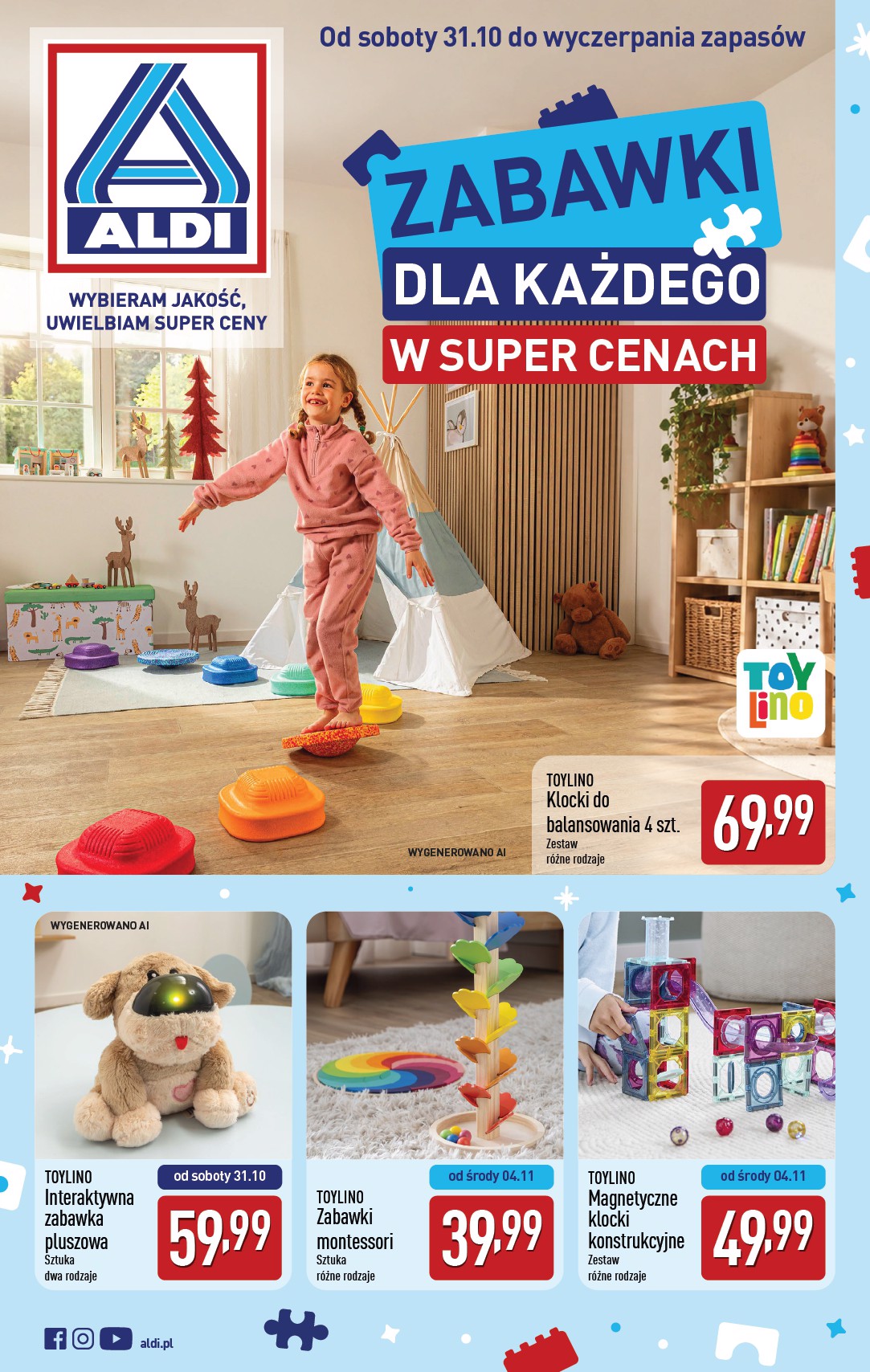 aldi - Nowa gazetka ALDI - Katalog zabawkowy ważna od 31.10.2026 do 12.12.2026 - page: 1