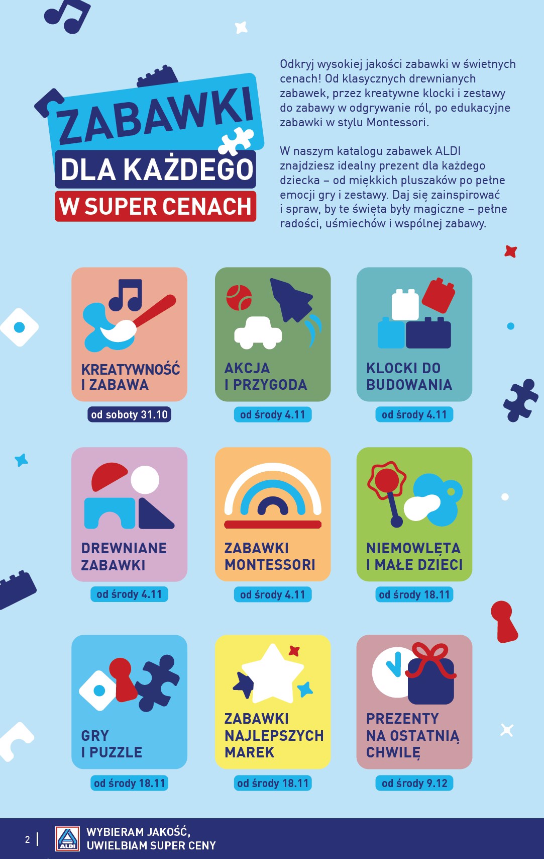 aldi - Nowa gazetka ALDI - Katalog zabawkowy ważna od 31.10.2026 do 12.12.2026 - page: 2