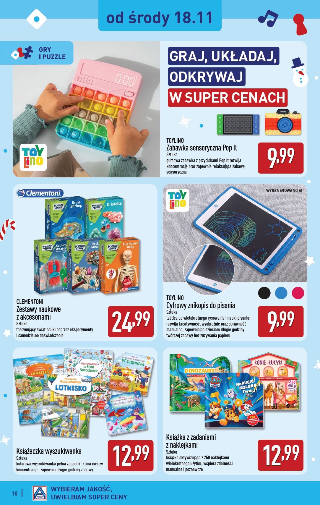 aldi - Nowa gazetka ALDI - Katalog zabawkowy ważna od 31.10.2026 do 12.12.2026 - page: 18