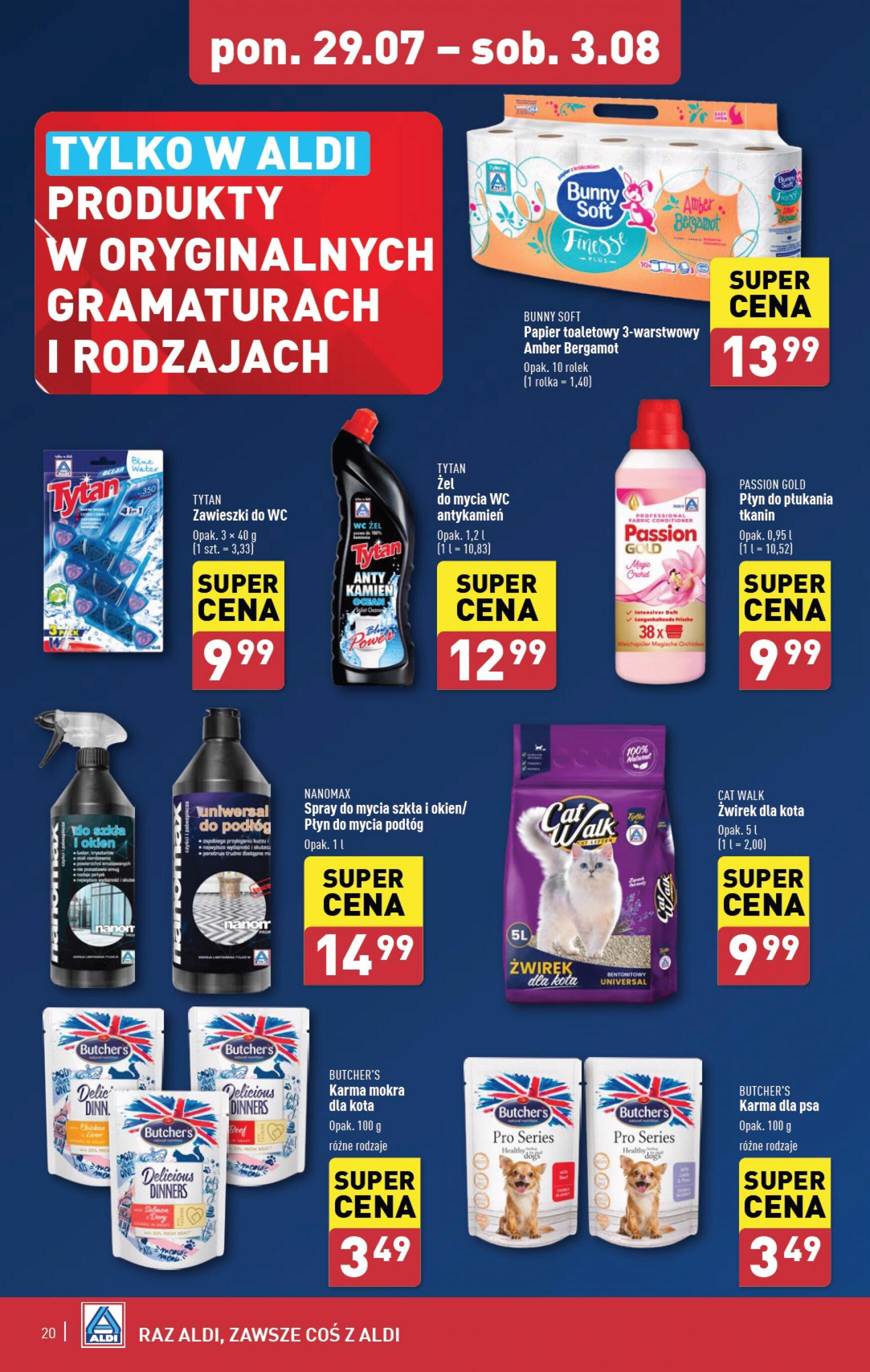 aldi - ALDI gazetka aktualna ważna od 29.07. - 03.08. - page: 20