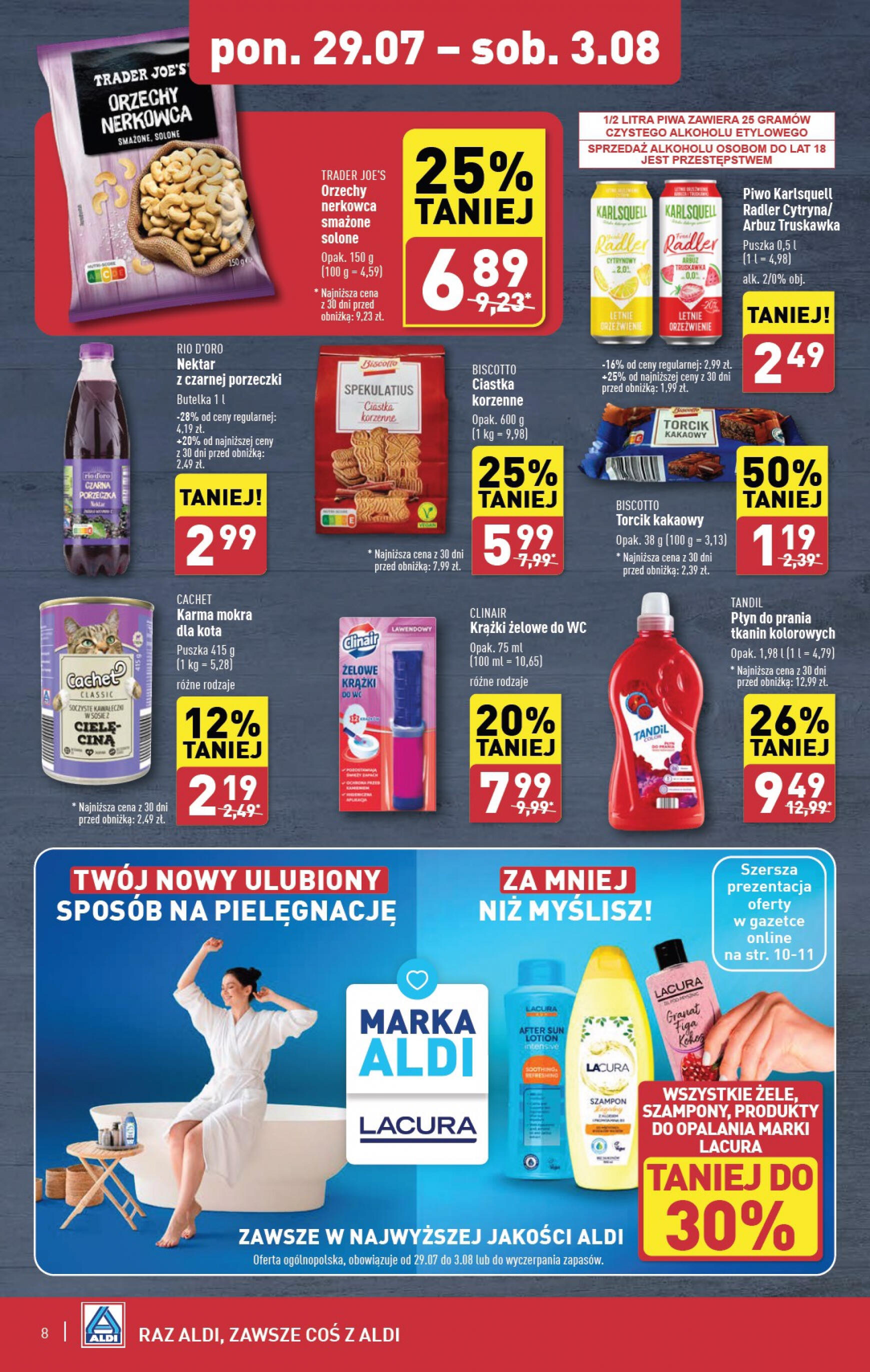 aldi - ALDI gazetka aktualna ważna od 29.07. - 03.08. - page: 8