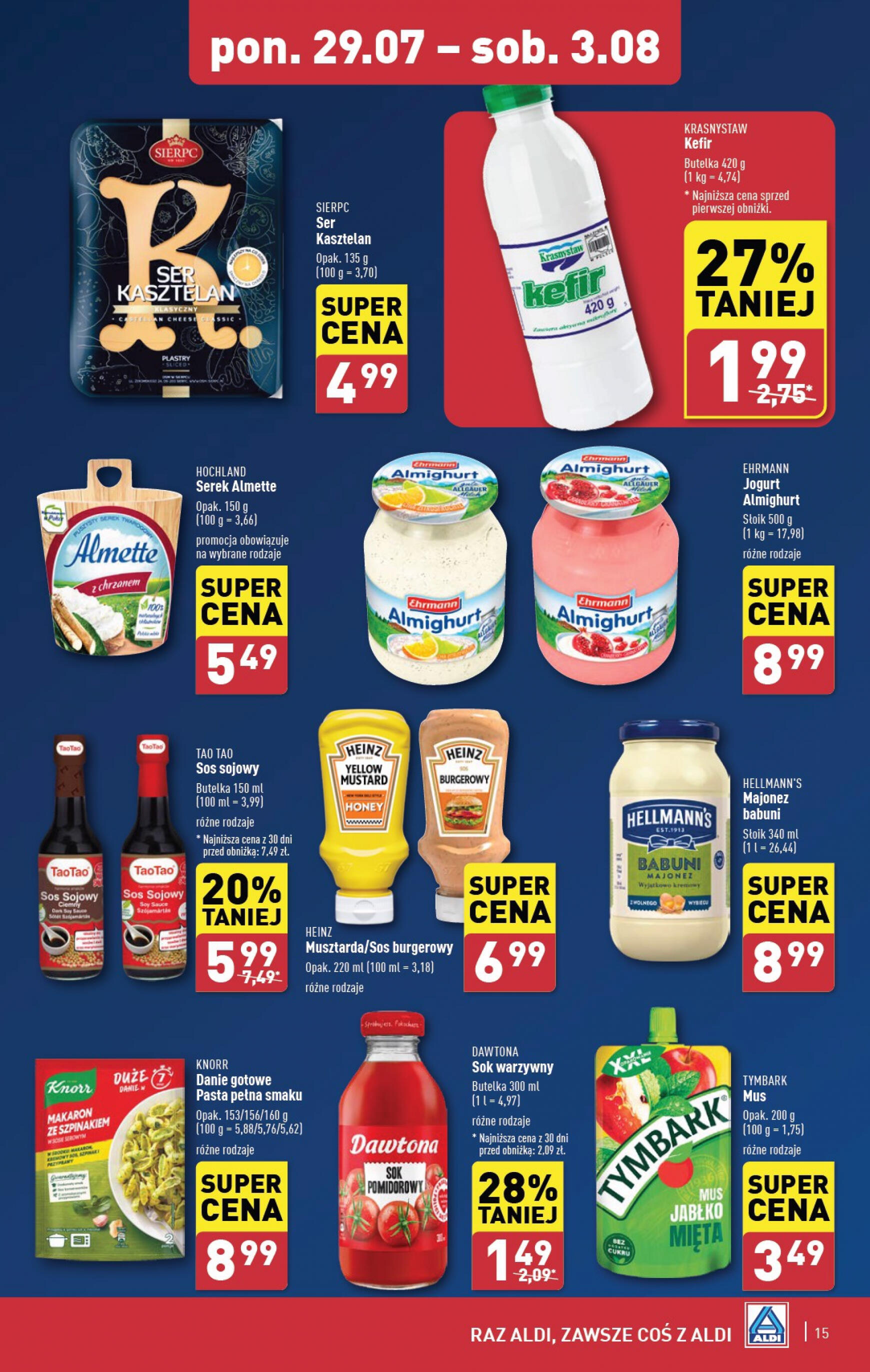 aldi - ALDI gazetka aktualna ważna od 29.07. - 03.08. - page: 15