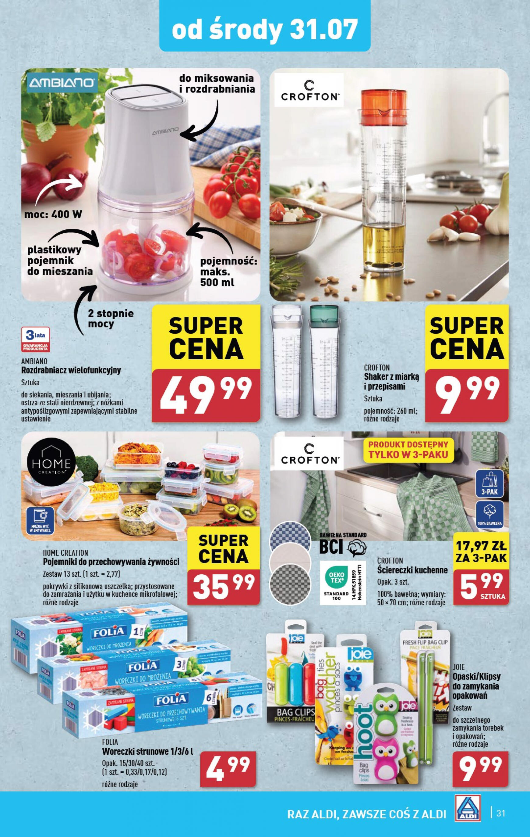 aldi - ALDI gazetka aktualna ważna od 29.07. - 03.08. - page: 31