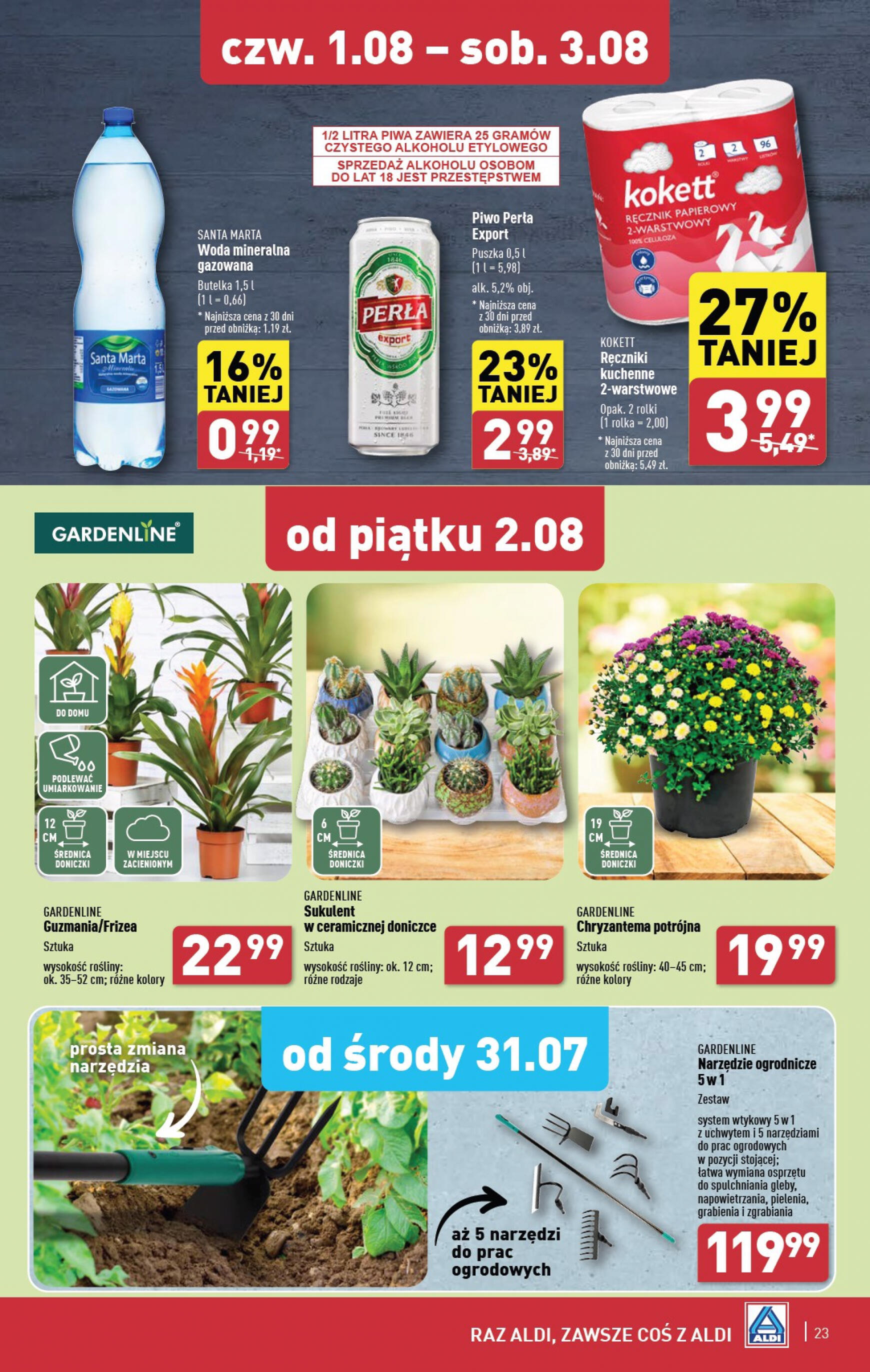 aldi - ALDI gazetka aktualna ważna od 29.07. - 03.08. - page: 23