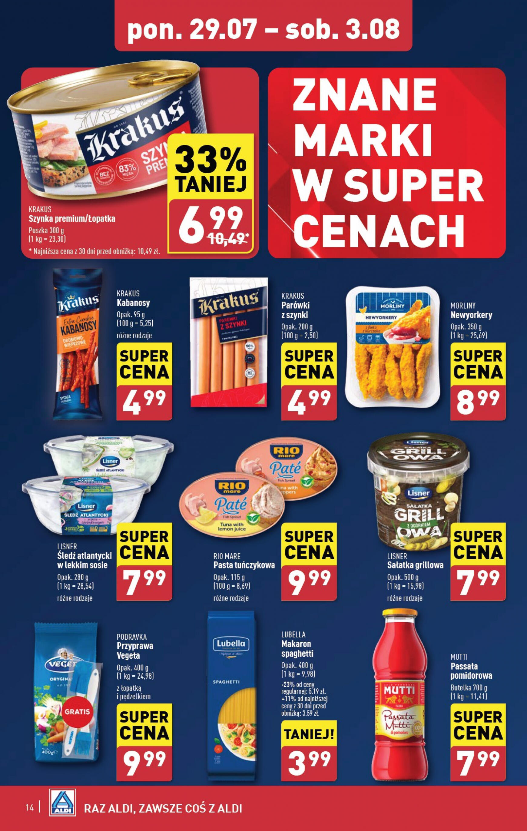 aldi - ALDI gazetka aktualna ważna od 29.07. - 03.08. - page: 14