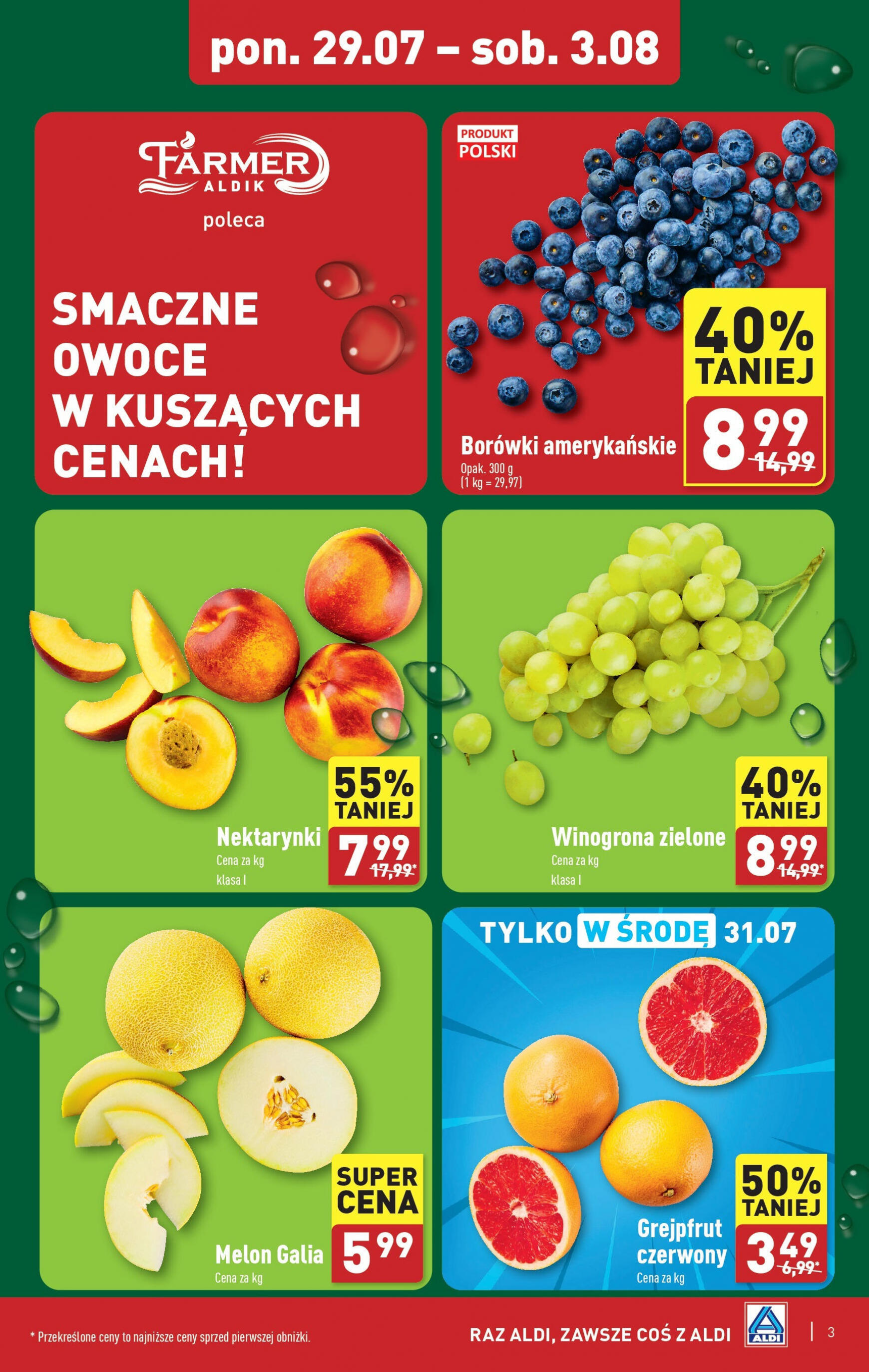 aldi - Aldi - Farmer Aldik gazetka aktualna ważna od 29.07. - 03.08. - page: 3