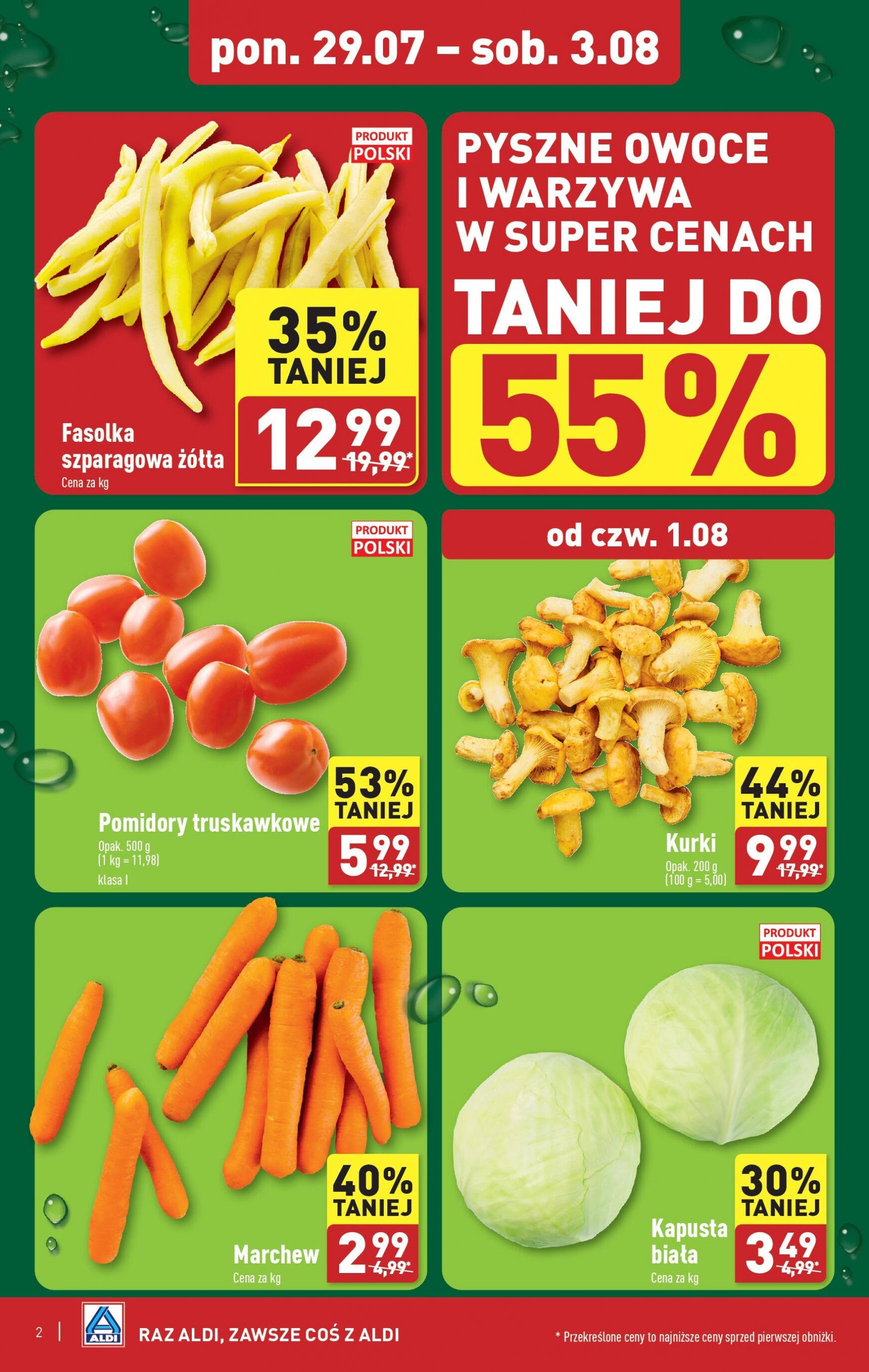 aldi - Aldi - Farmer Aldik gazetka aktualna ważna od 29.07. - 03.08. - page: 2