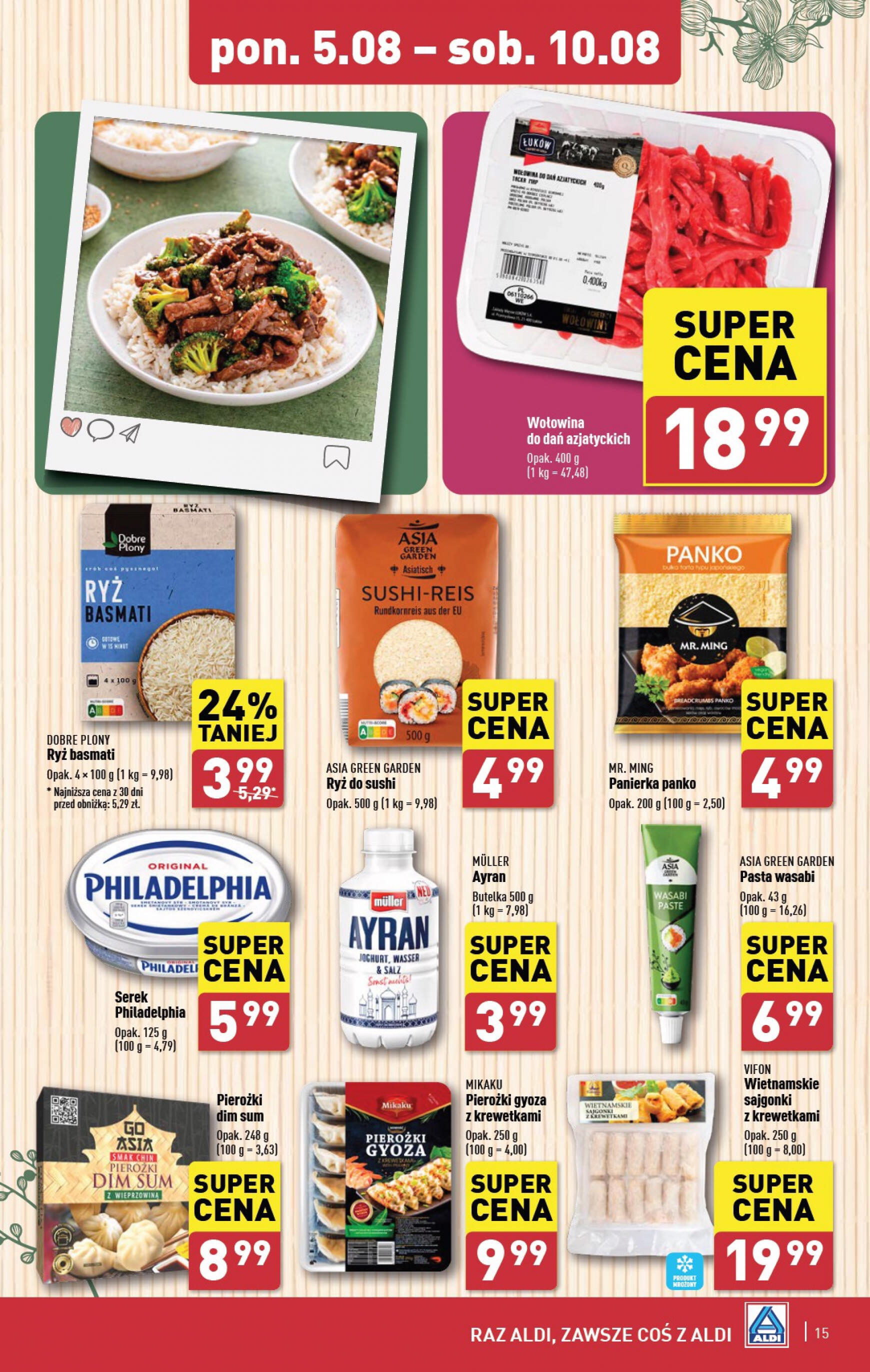 aldi - ALDI gazetka aktualna ważna od 05.08. - 10.08. - page: 15