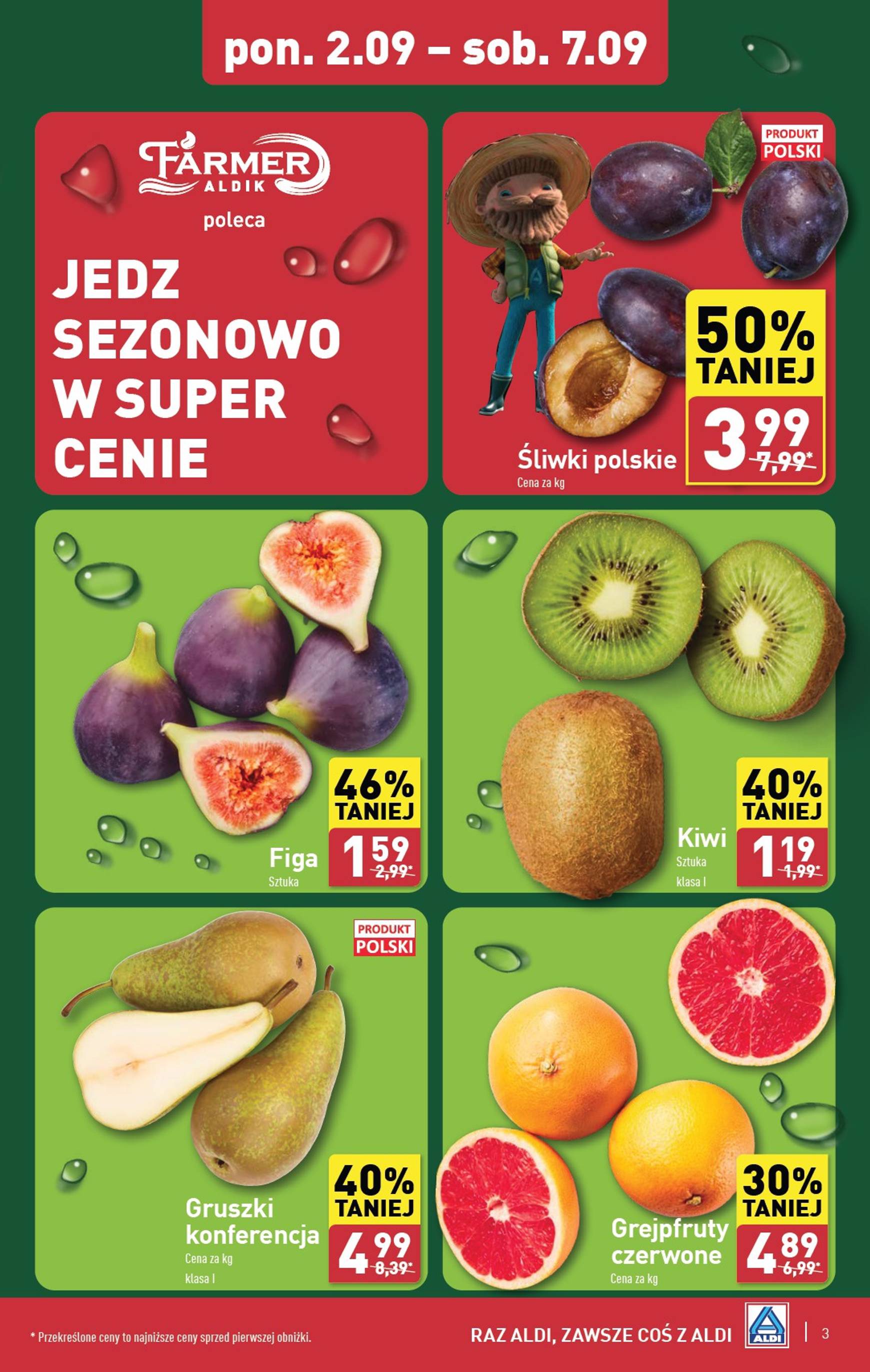 aldi - Aktualna ALDI - Farmer Aldik gazetka ważna od 02.09. - 07.09. - page: 3