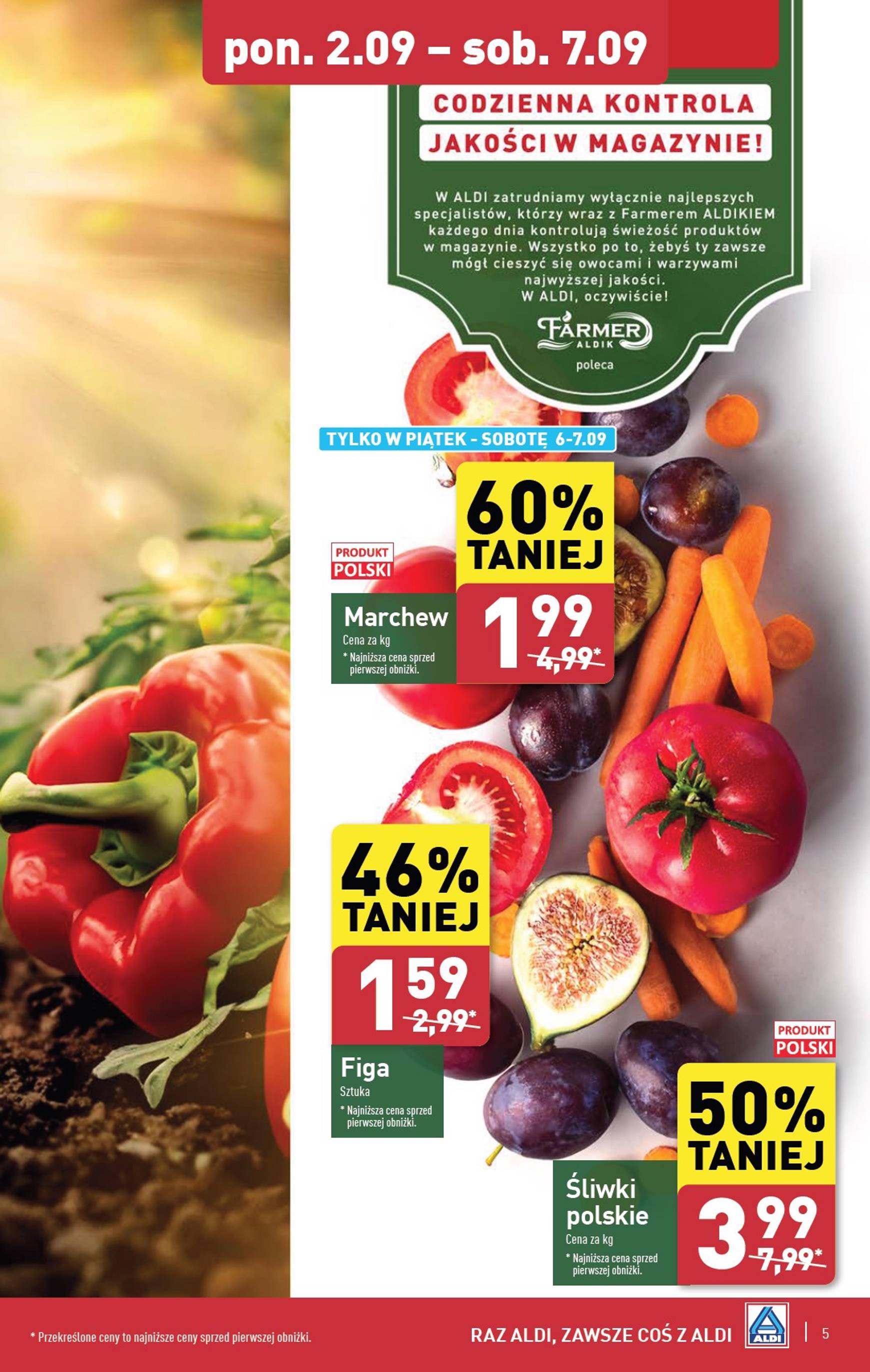 aldi - Aktualna ALDI - Farmer Aldik gazetka ważna od 02.09. - 07.09. - page: 5