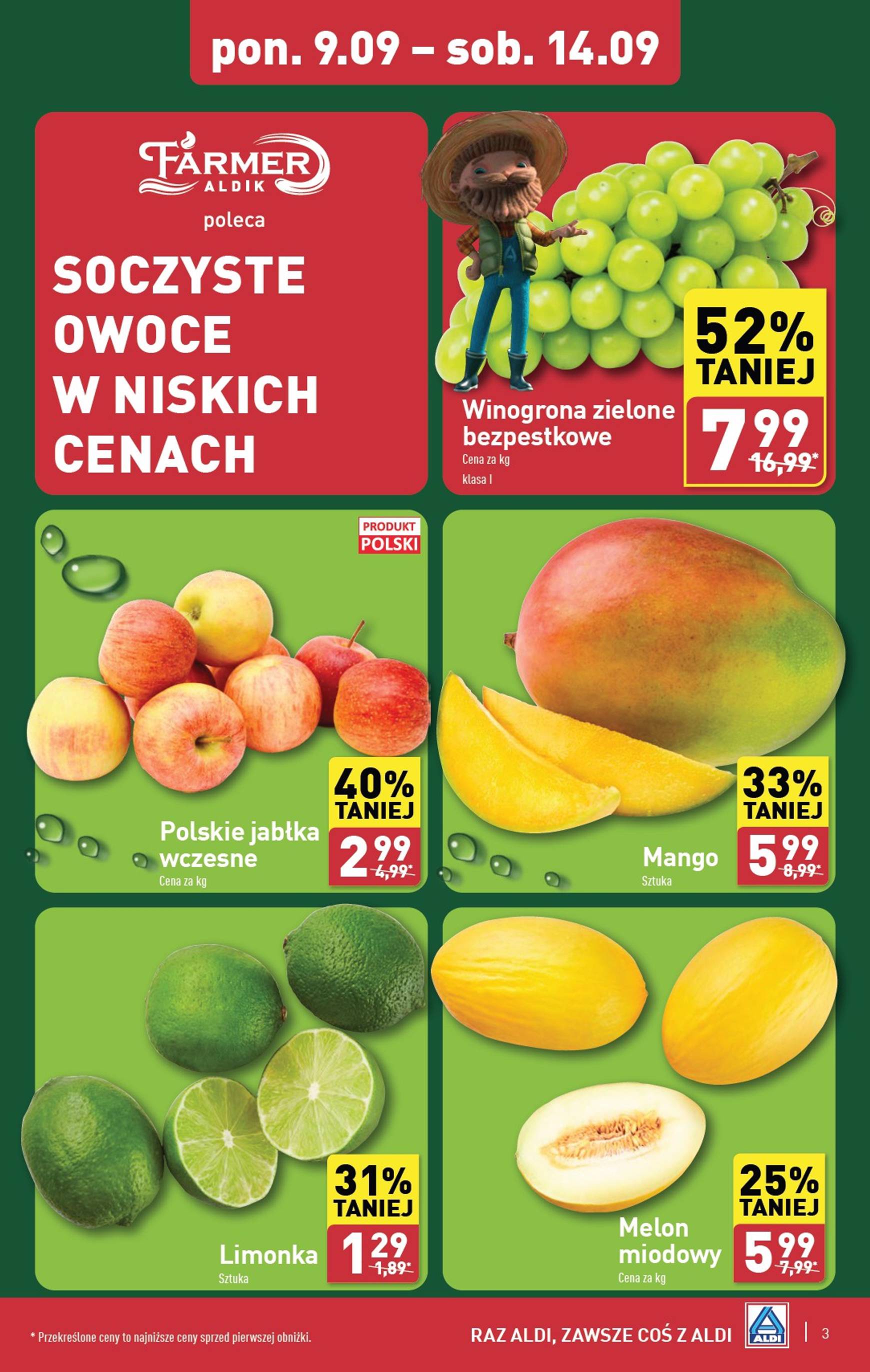 aldi - Aktualna ALDI - Farmer Aldik gazetka ważna od 09.09. - 14.09. - page: 3