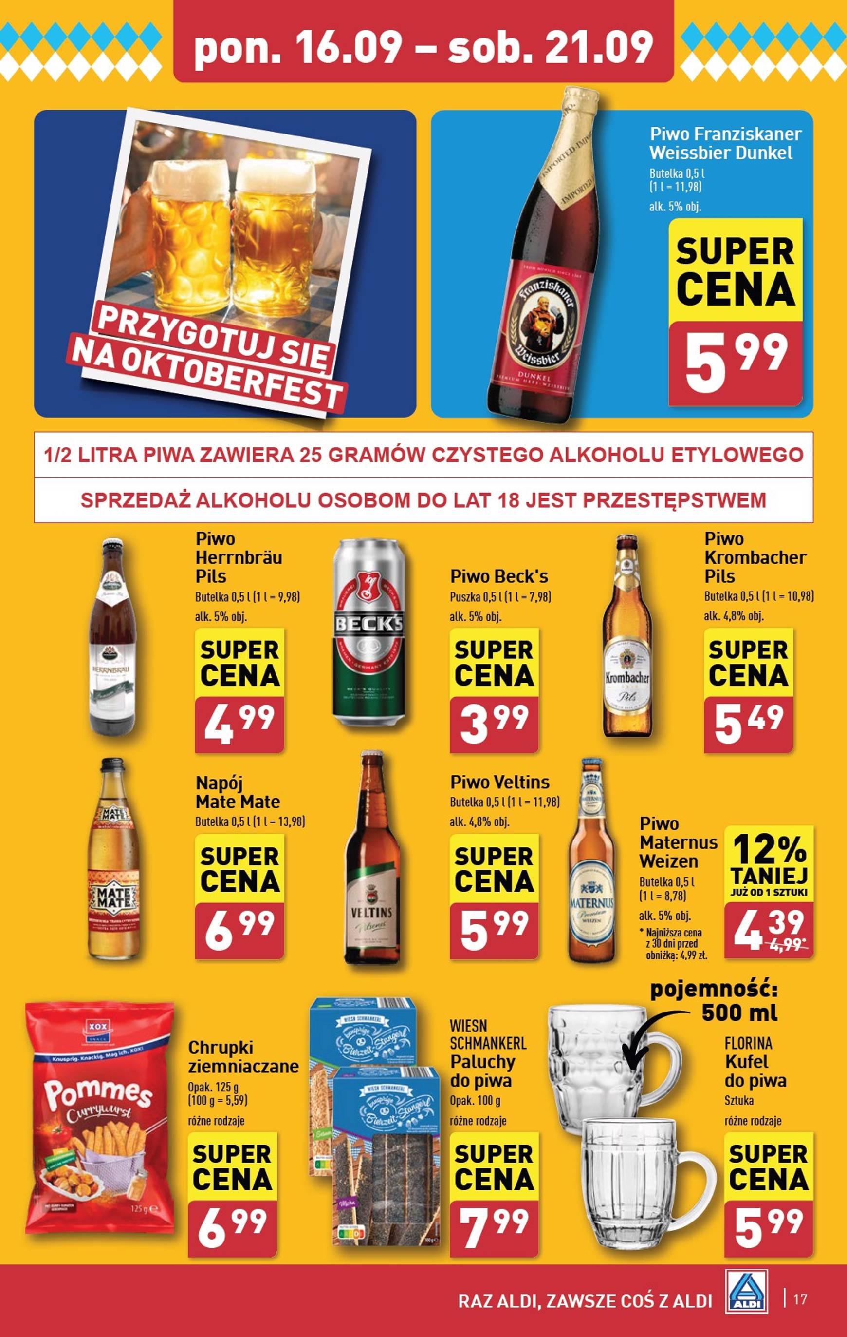 aldi - Aktualna ALDI gazetka ważna od 16.09. - 21.09. - page: 17