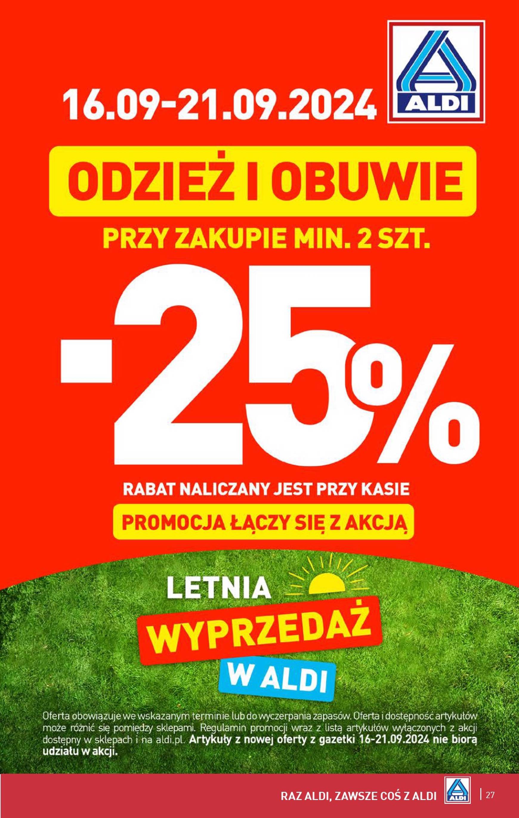 aldi - Aktualna ALDI gazetka ważna od 16.09. - 21.09. - page: 27