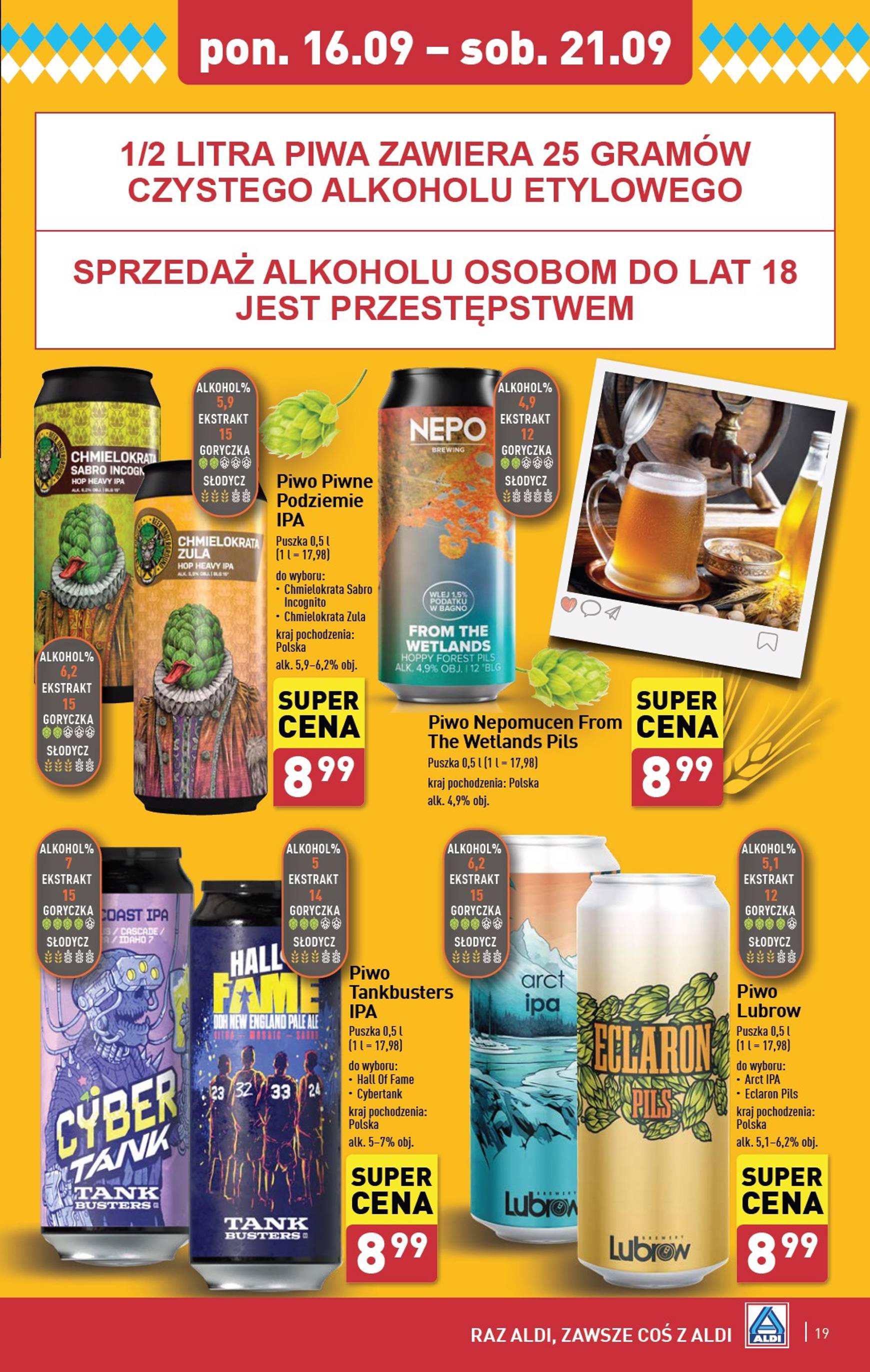 aldi - Aktualna ALDI gazetka ważna od 16.09. - 21.09. - page: 19