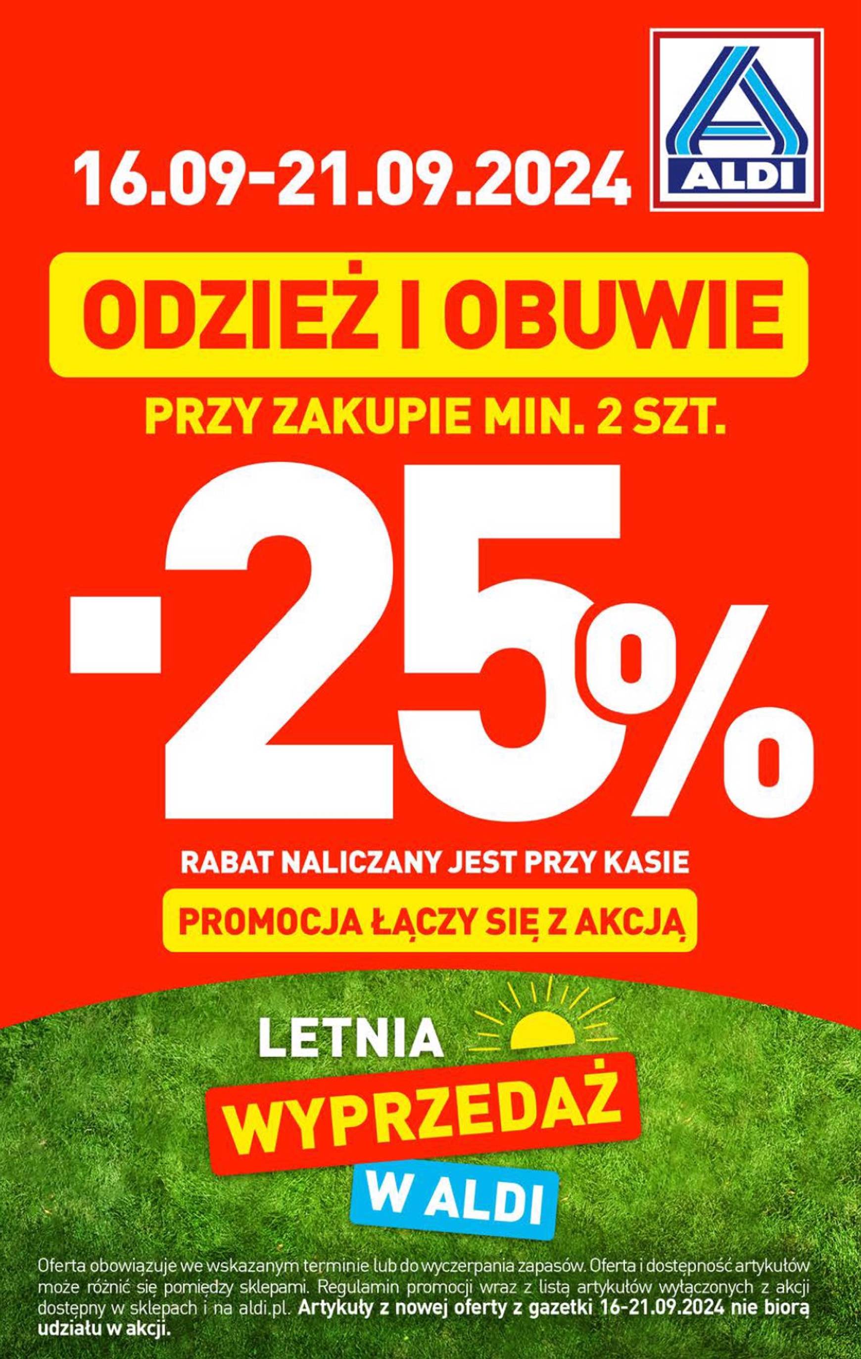 aldi - Aktualna ALDI - Artykuły przemysłowe i tekstylia gazetka ważna od 16.09. - 21.09. - page: 13