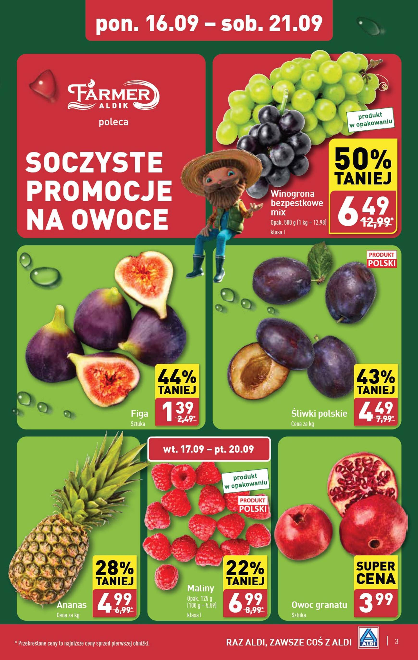 aldi - Aktualna ALDI - Farmer Aldik gazetka ważna od 16.09. - 21.09. - page: 3