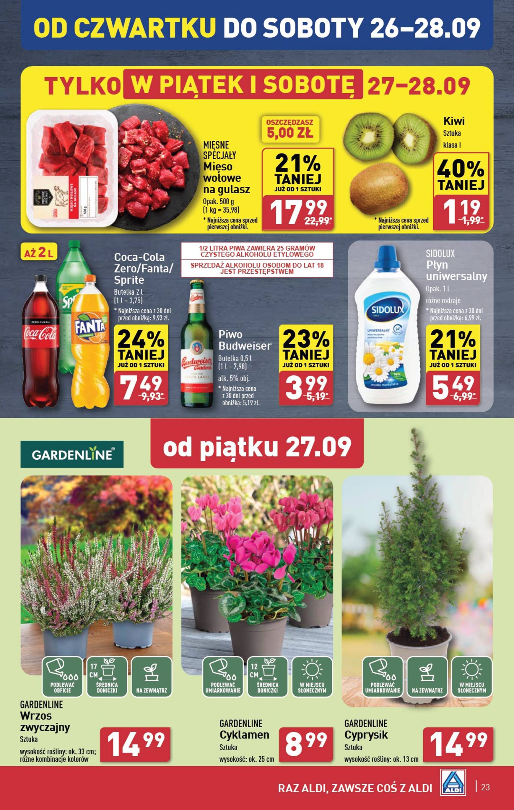 aldi - Aktualna ALDI gazetka ważna od 23.09. - 28.09. - page: 23