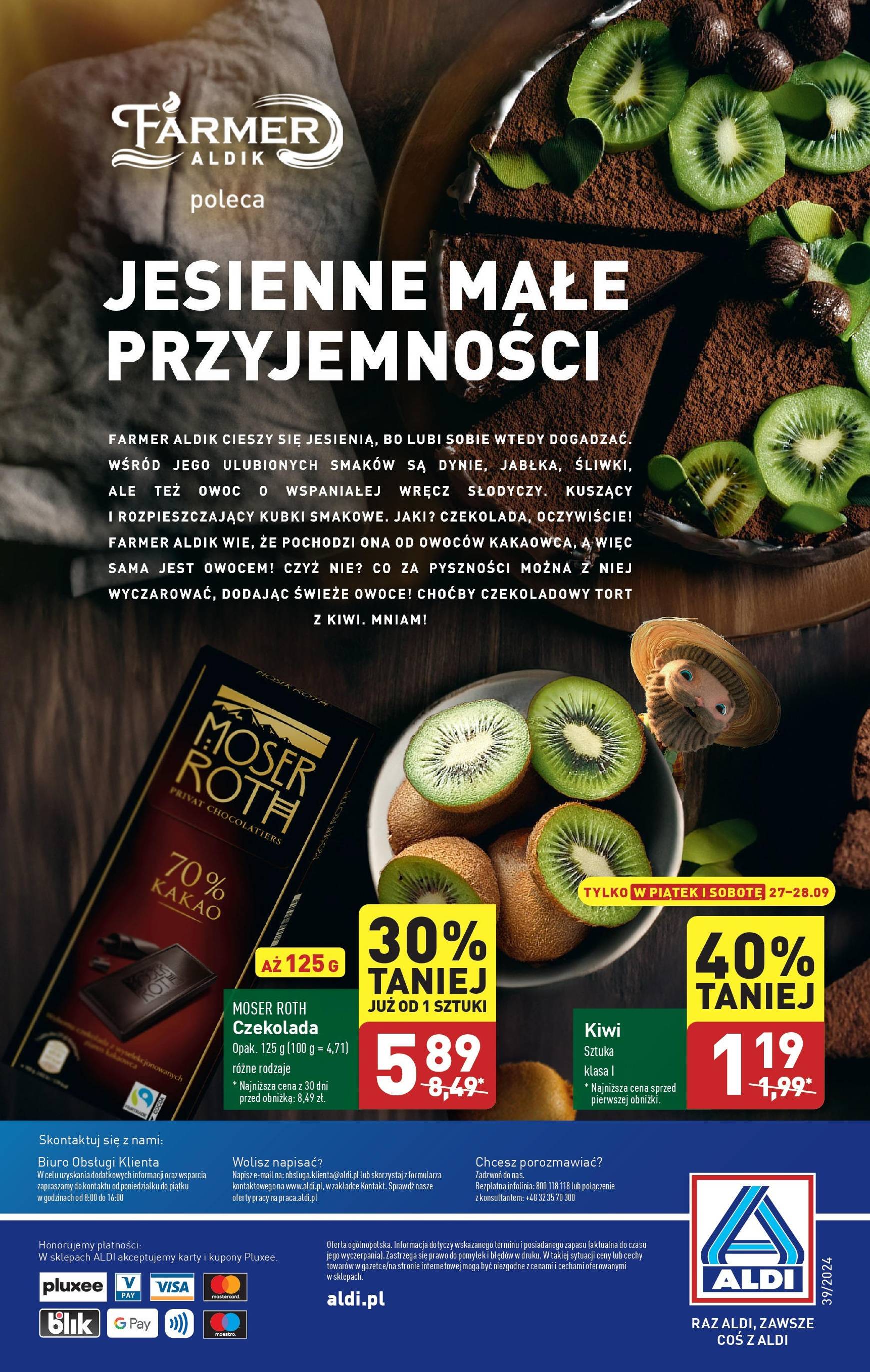 aldi - Aktualna ALDI - Farmer Aldik gazetka ważna od 23.09. - 28.09. - page: 8