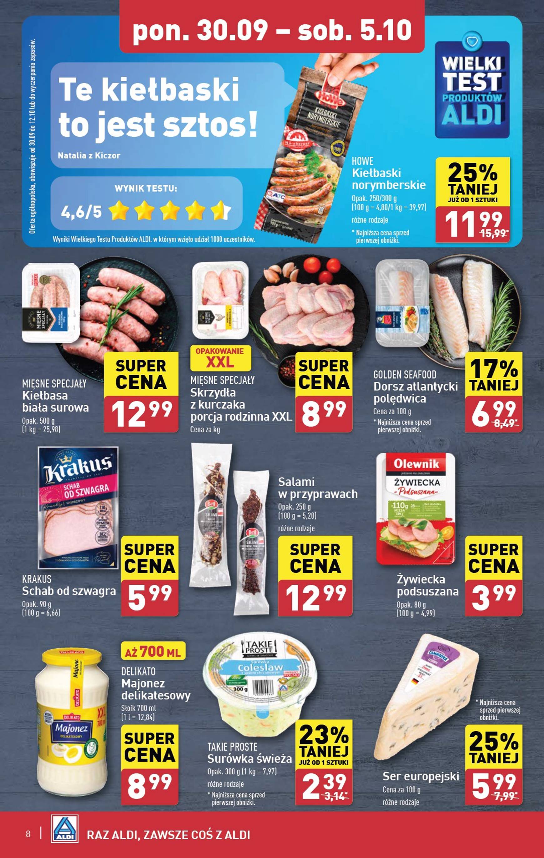 aldi - Aktualna ALDI gazetka ważna od 30.09. - 05.10. - page: 8