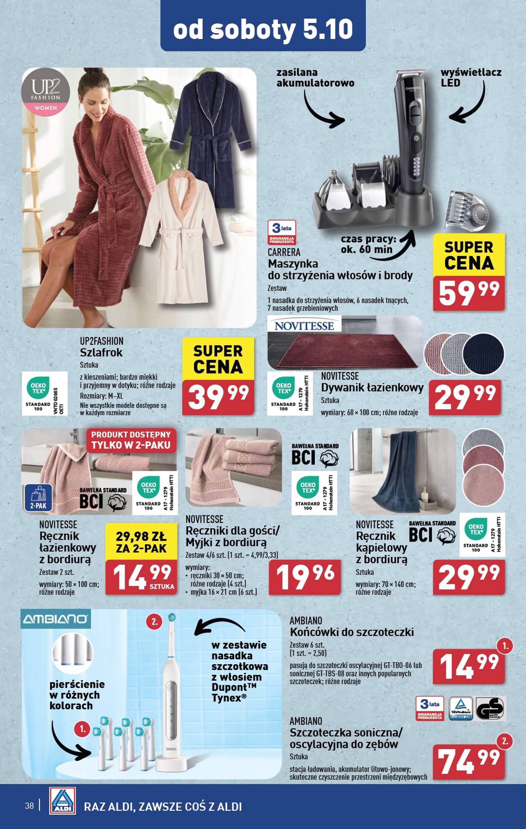 aldi - Aktualna ALDI gazetka ważna od 30.09. - 05.10. - page: 38