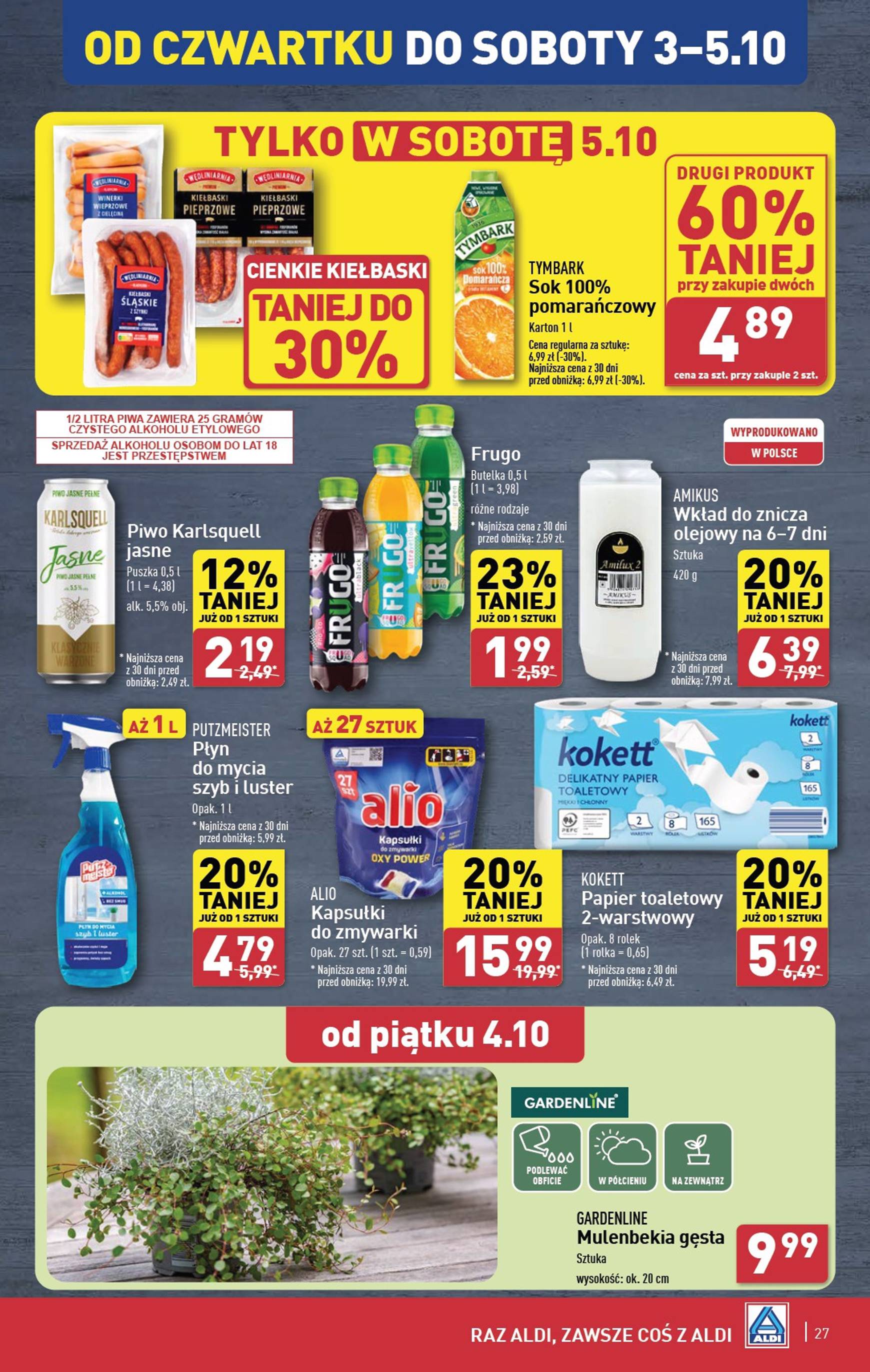 aldi - Aktualna ALDI gazetka ważna od 30.09. - 05.10. - page: 27