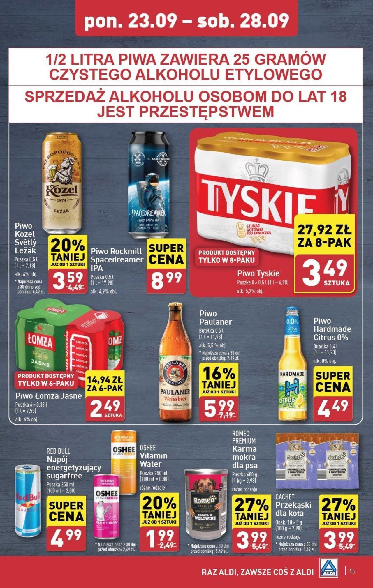 aldi - Aldi Gazetka 23.09.2024 - 28.09.2024 - page: 15