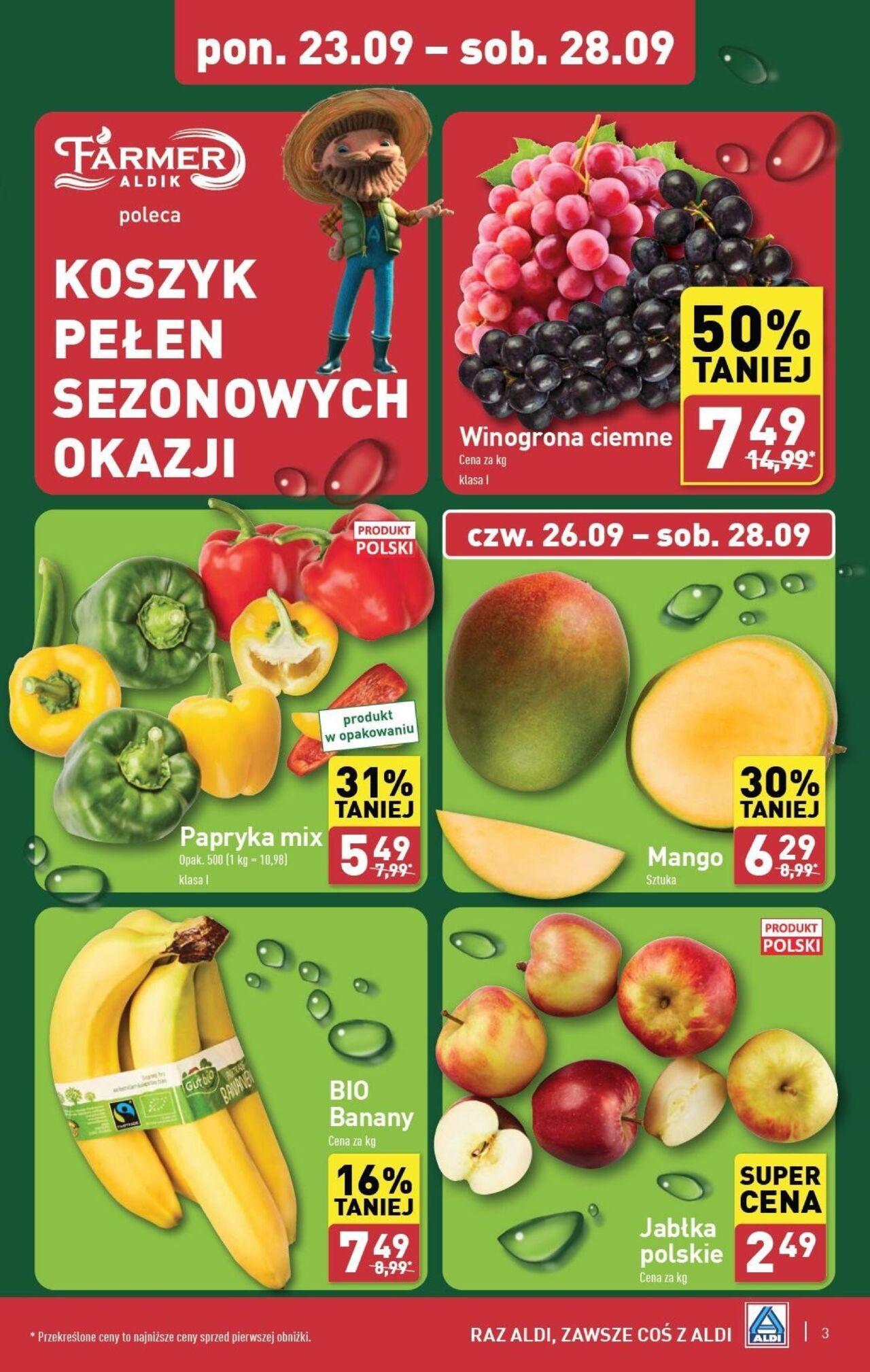 aldi - Aldi Gazetka 23.09.2024 - 28.09.2024 - page: 3