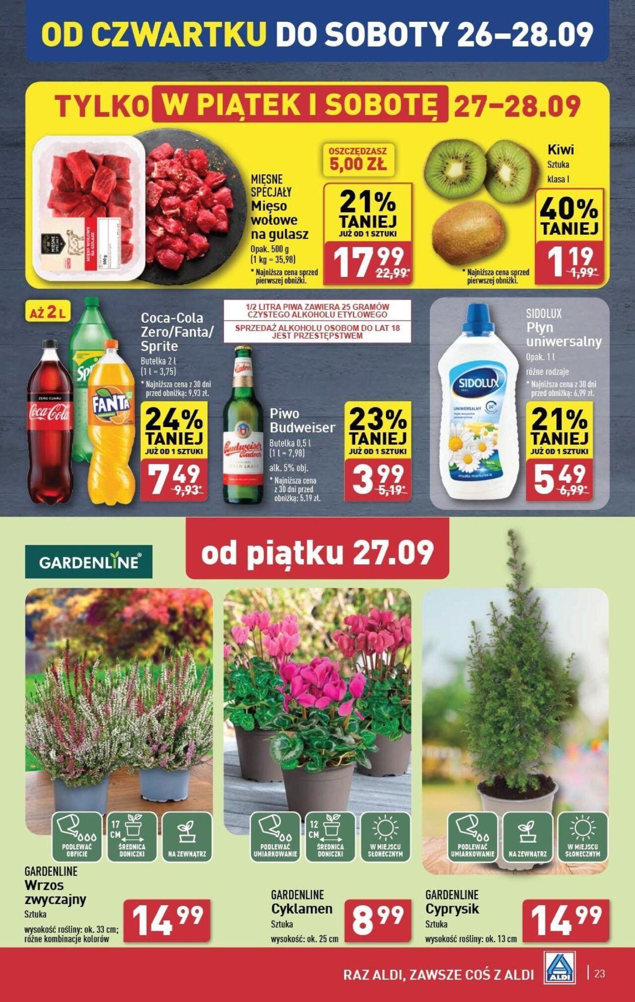 aldi - Aldi Gazetka 23.09.2024 - 28.09.2024 - page: 23