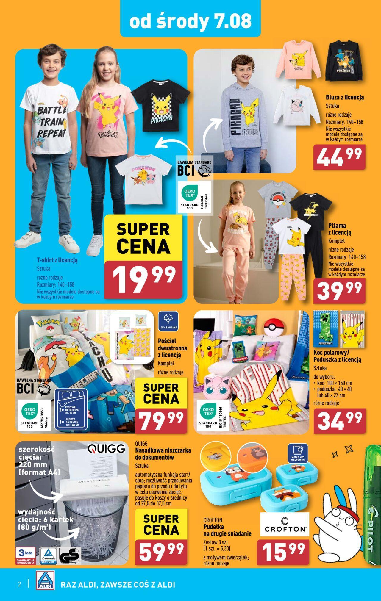 aldi - Aldi Gazetka - Szkolna wyprawka w super cenach od środy 07.08.2024 - page: 2