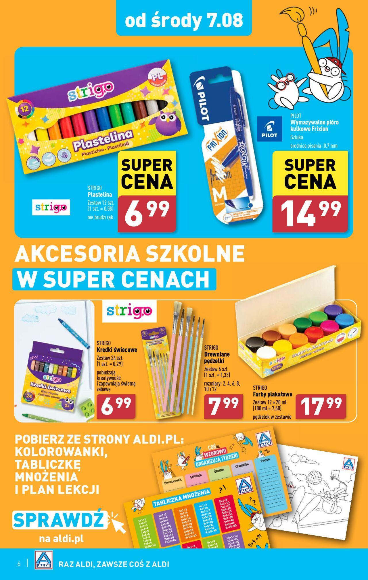 aldi - Aldi Gazetka - Szkolna wyprawka w super cenach od środy 07.08.2024 - page: 6