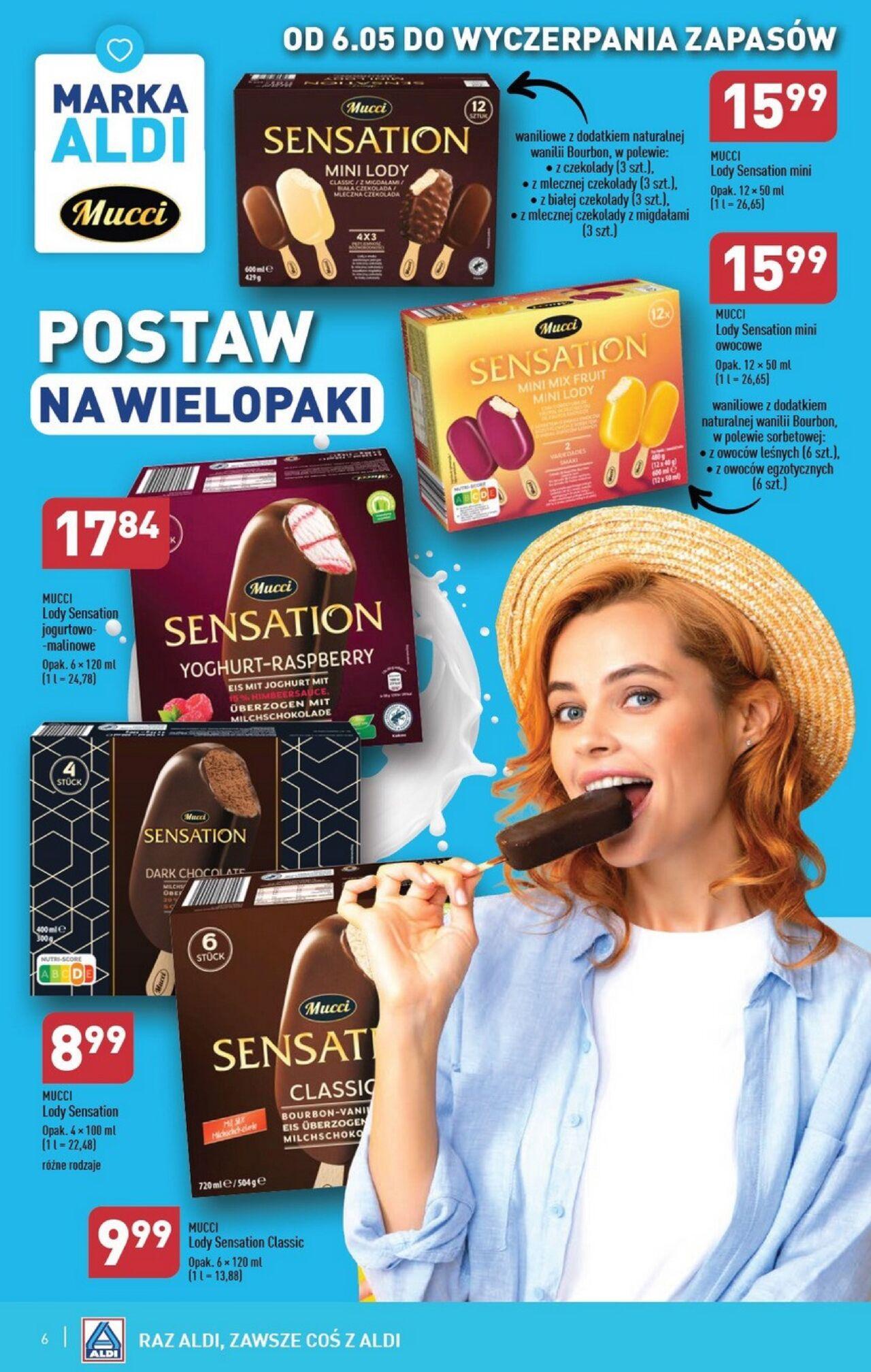 aldi - Aldi Gazetka - Lody od poniedziałku 06.05.2024 - page: 6