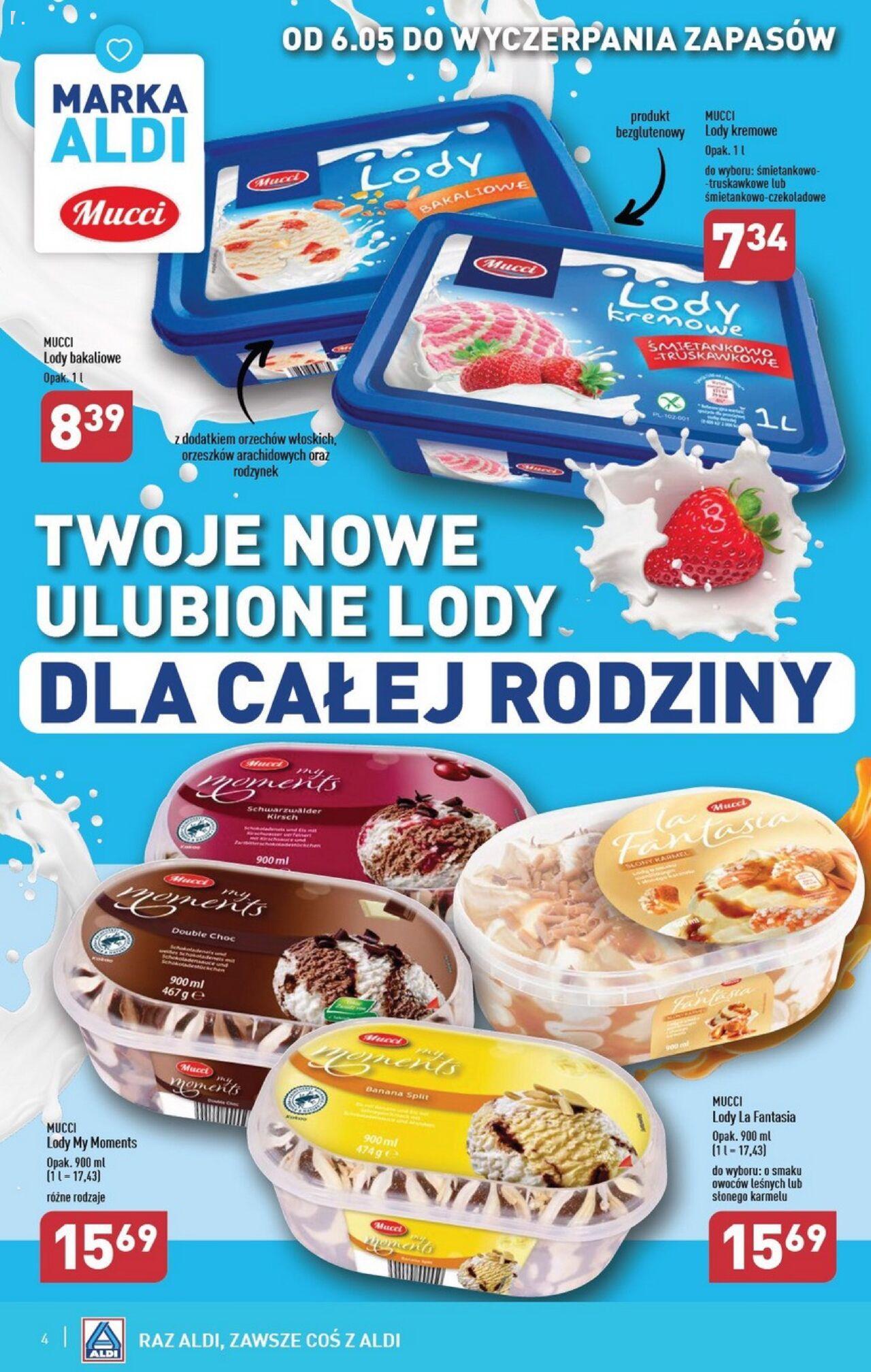 aldi - Aldi Gazetka - Lody od poniedziałku 06.05.2024 - page: 4