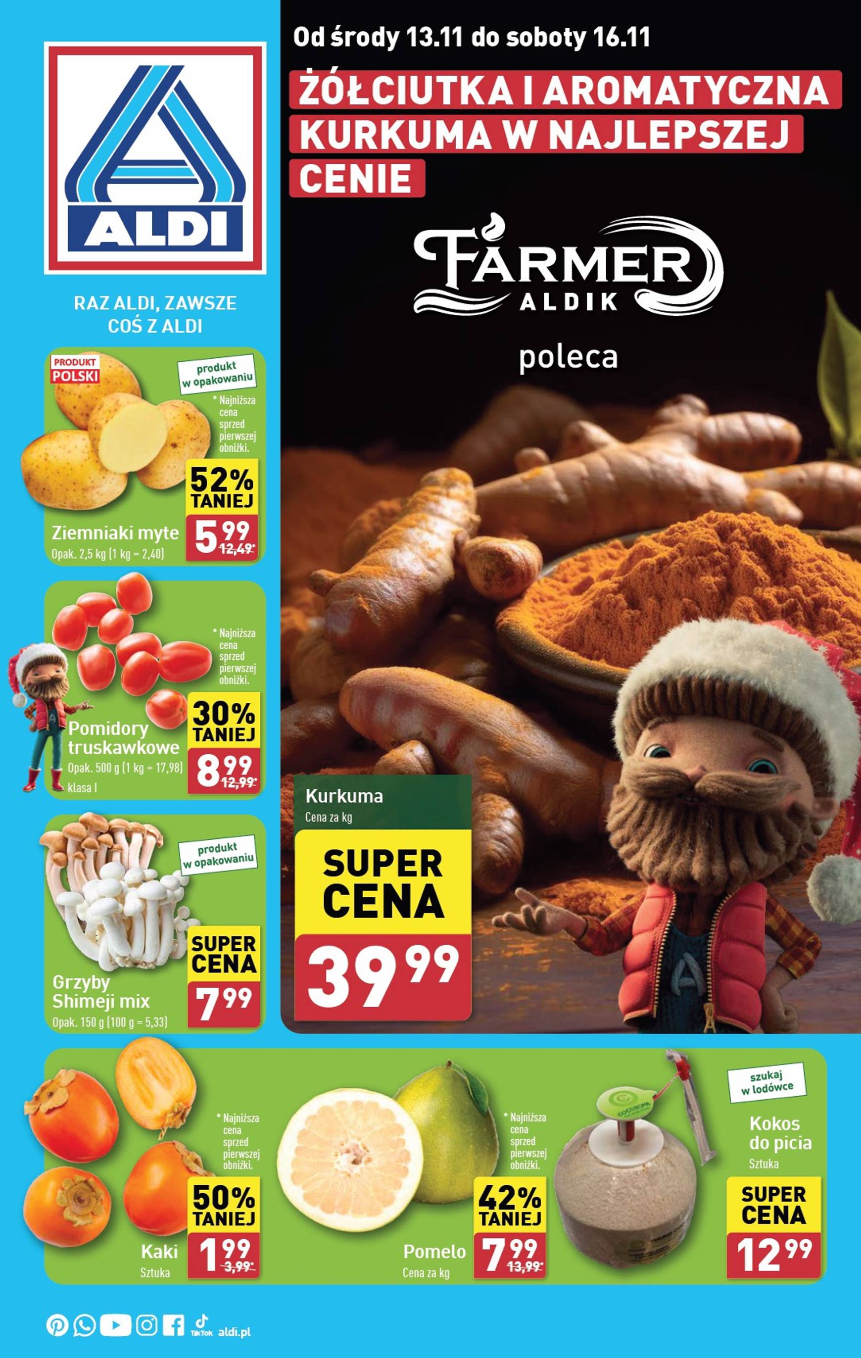 aldi - ALDI - Farmer Aldik gazetka ważna od 13.11. - 16.11.