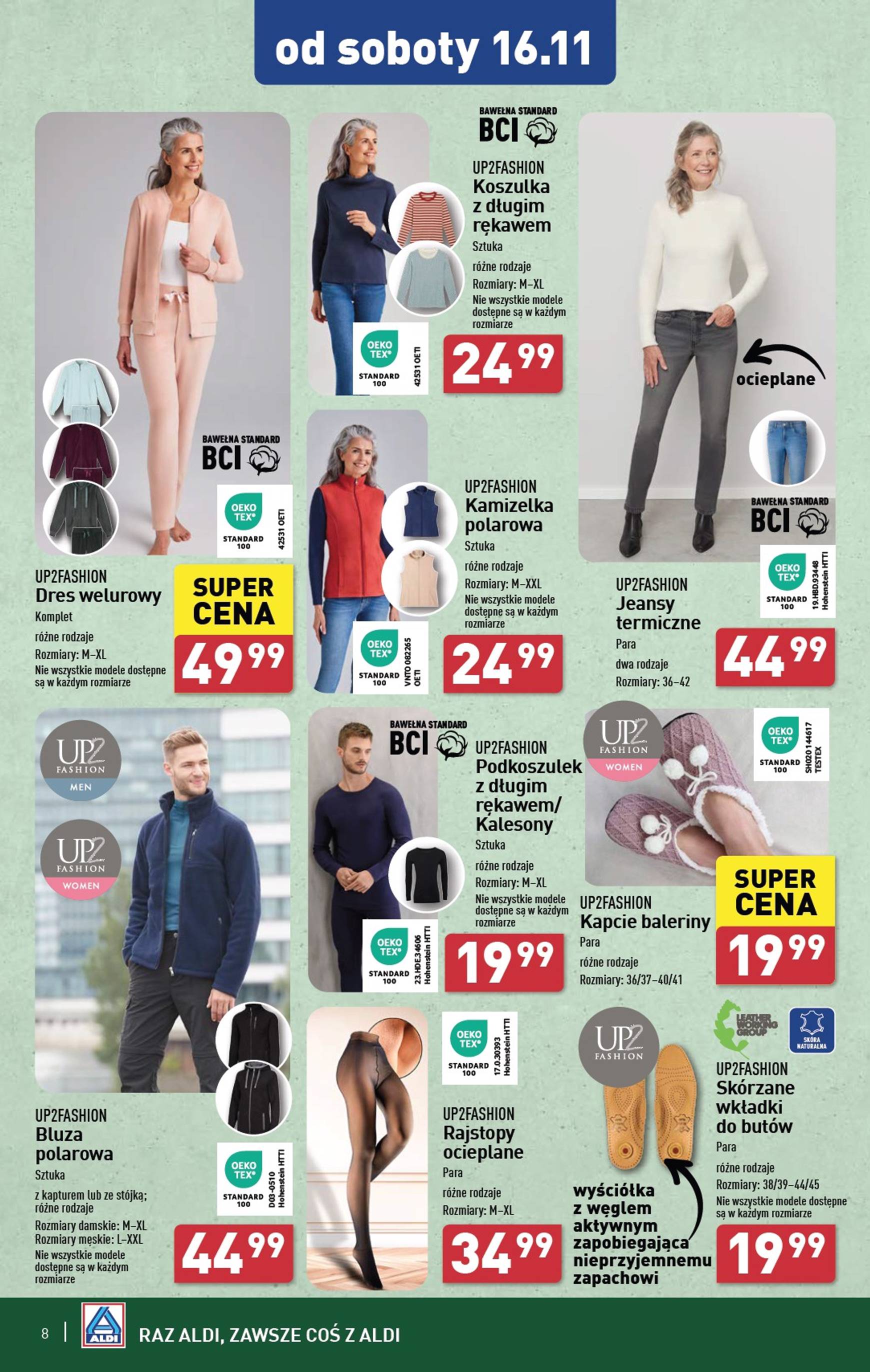 aldi - ALDI - Artykuły przemysłowe i tekstylia gazetka ważna od 13.11. - 16.11. - page: 8