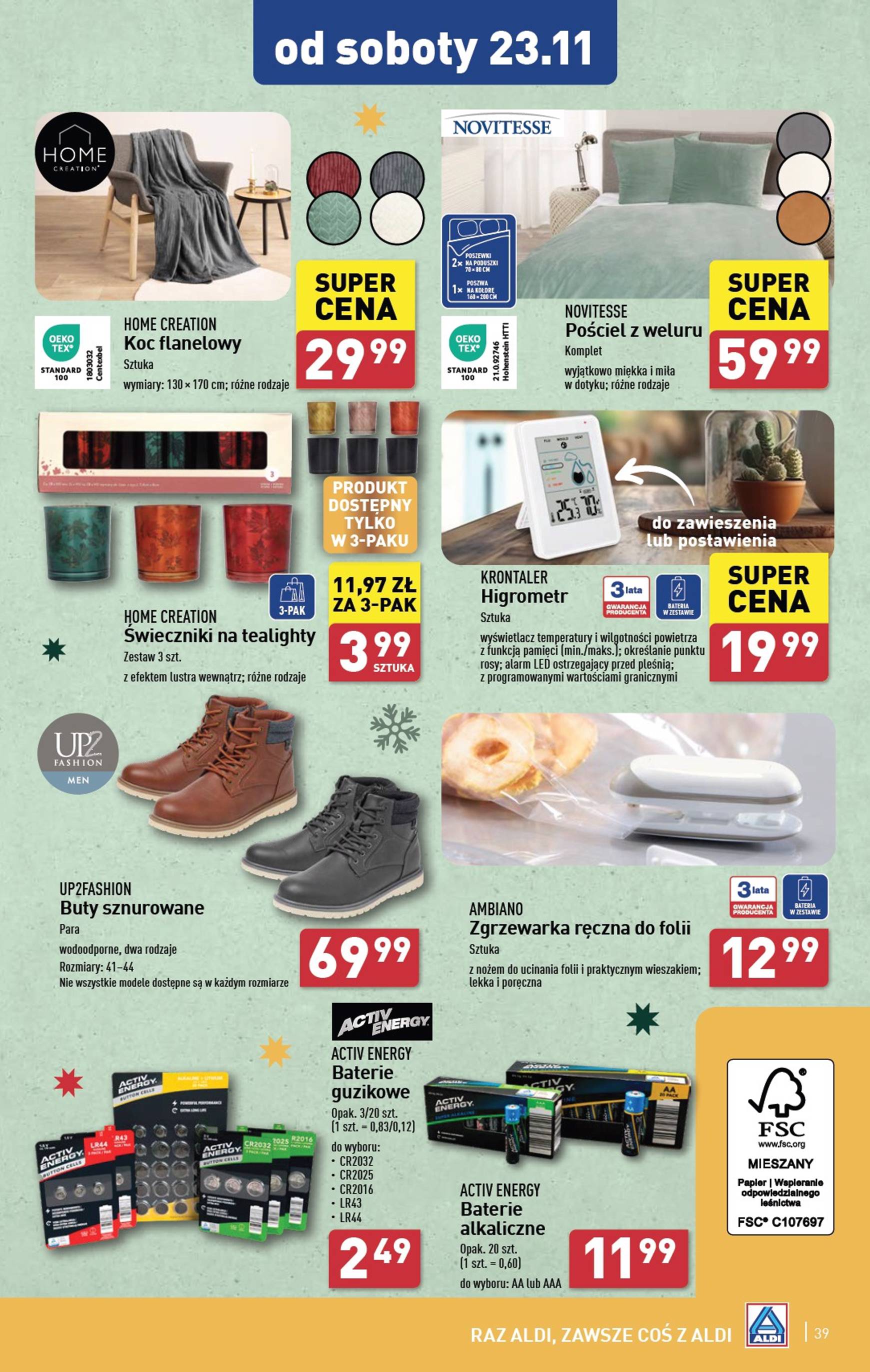 aldi - ALDI gazetka ważna od 18.11. - 23.11. - page: 39