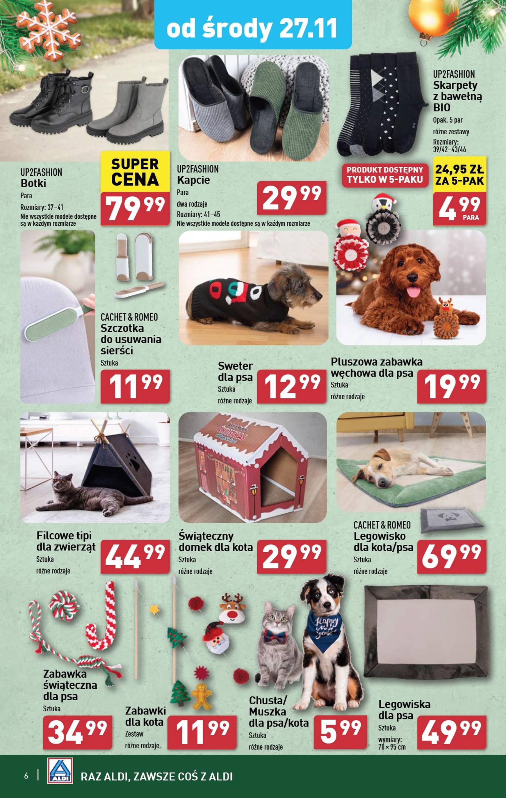 aldi - ALDI - Artykuły przemysłowe i tekstylia Black Week gazetka ważna od 25.11. - 30.11. - page: 6