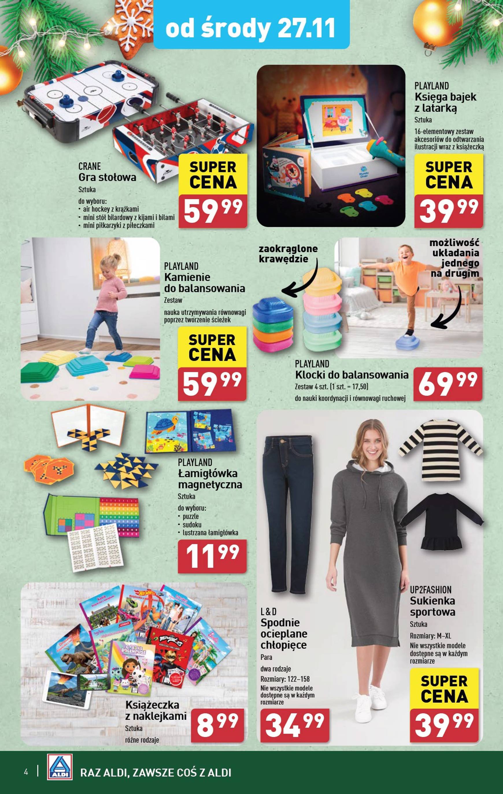 aldi - ALDI - Artykuły przemysłowe i tekstylia Black Week gazetka ważna od 25.11. - 30.11. - page: 4