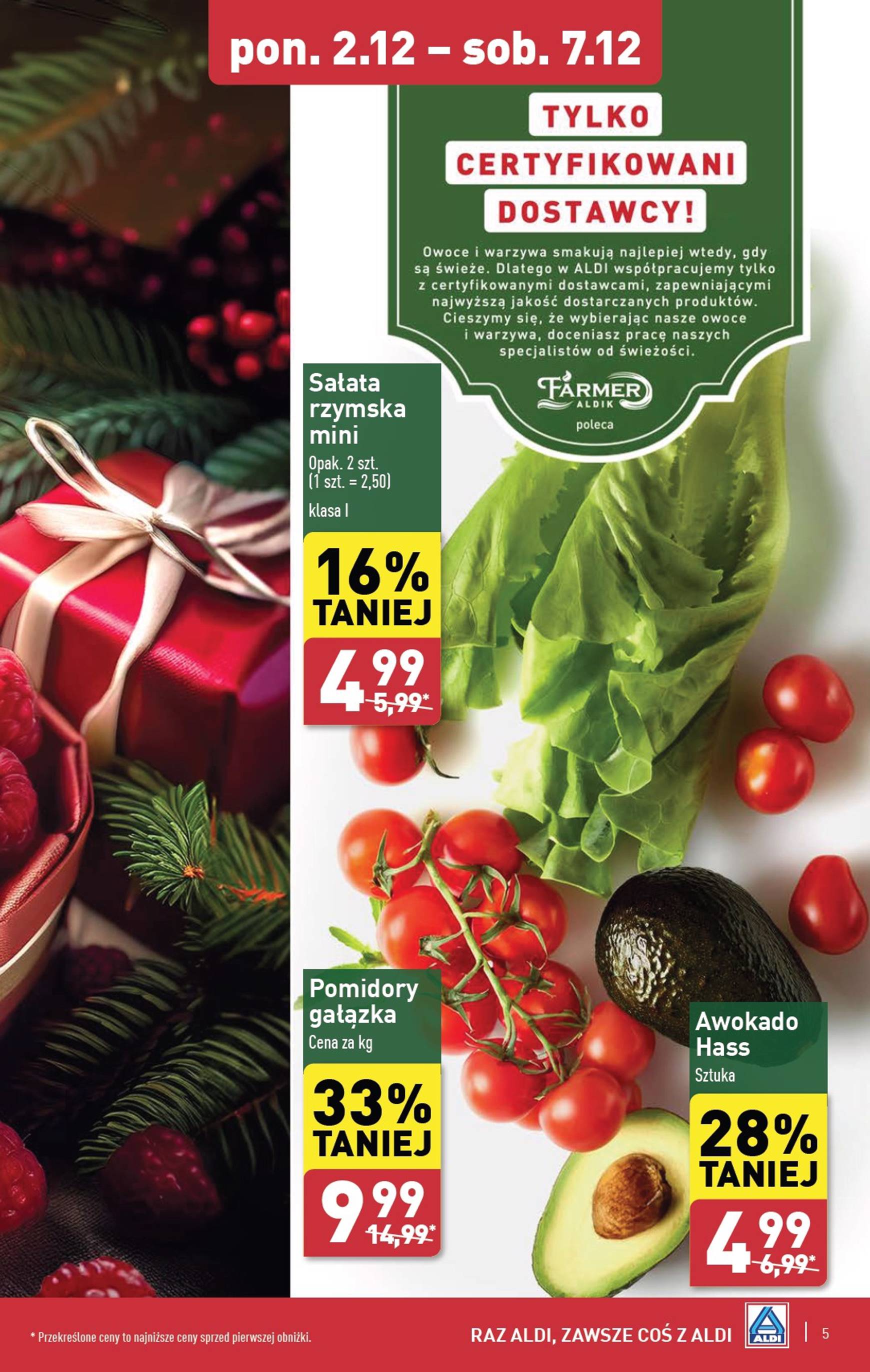 aldi - Aldi - Farmer Aldik gazetka ważna od 02.12. - 07.12. - page: 5