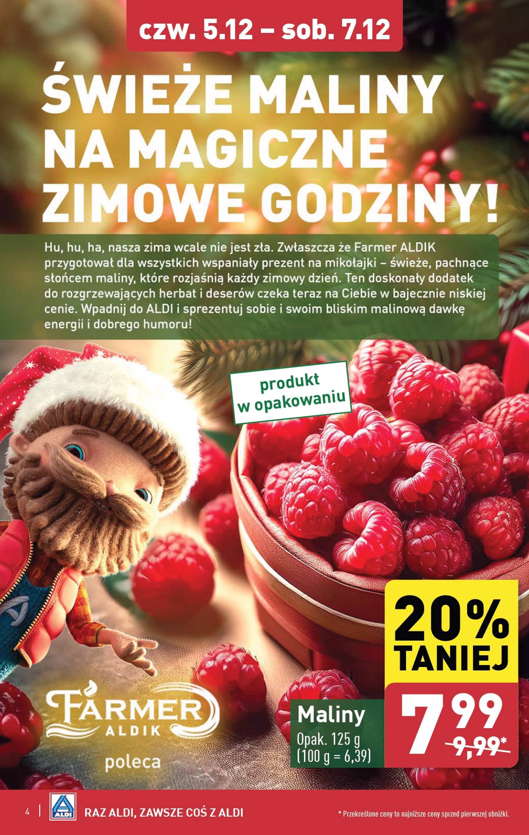 aldi - Aldi - Farmer Aldik gazetka ważna od 02.12. - 07.12. - page: 4