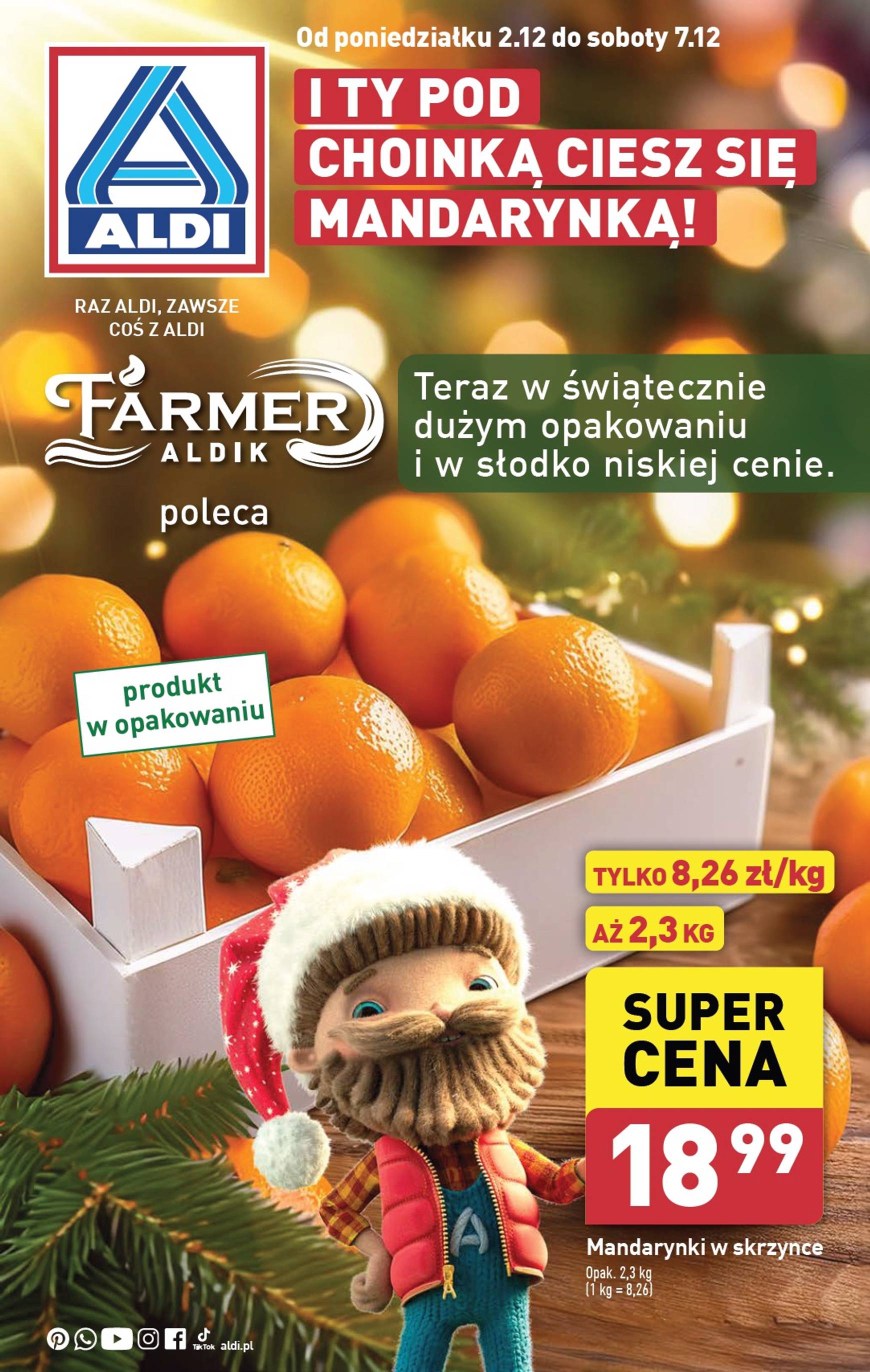 aldi - Aldi - Farmer Aldik gazetka ważna od 02.12. - 07.12.